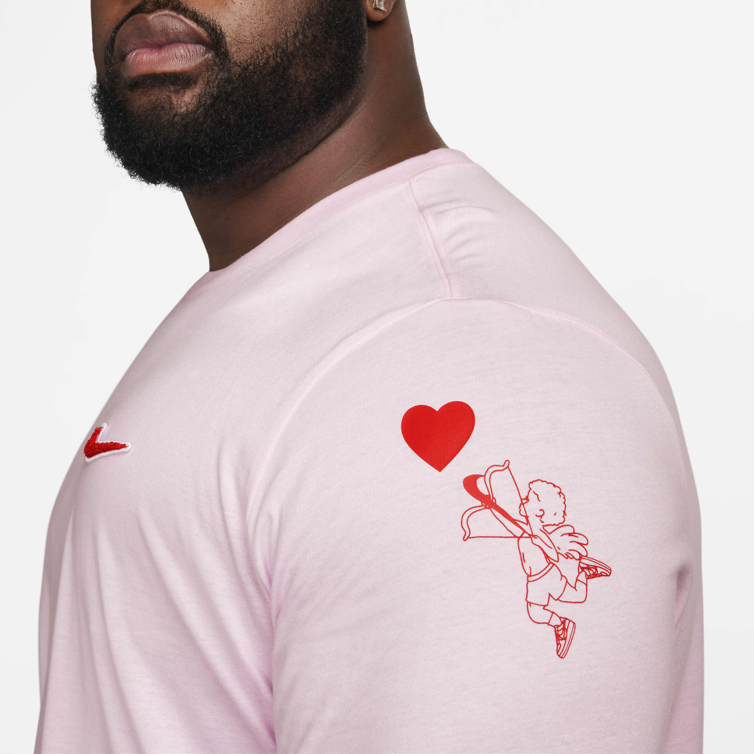 foam pink nike shirt