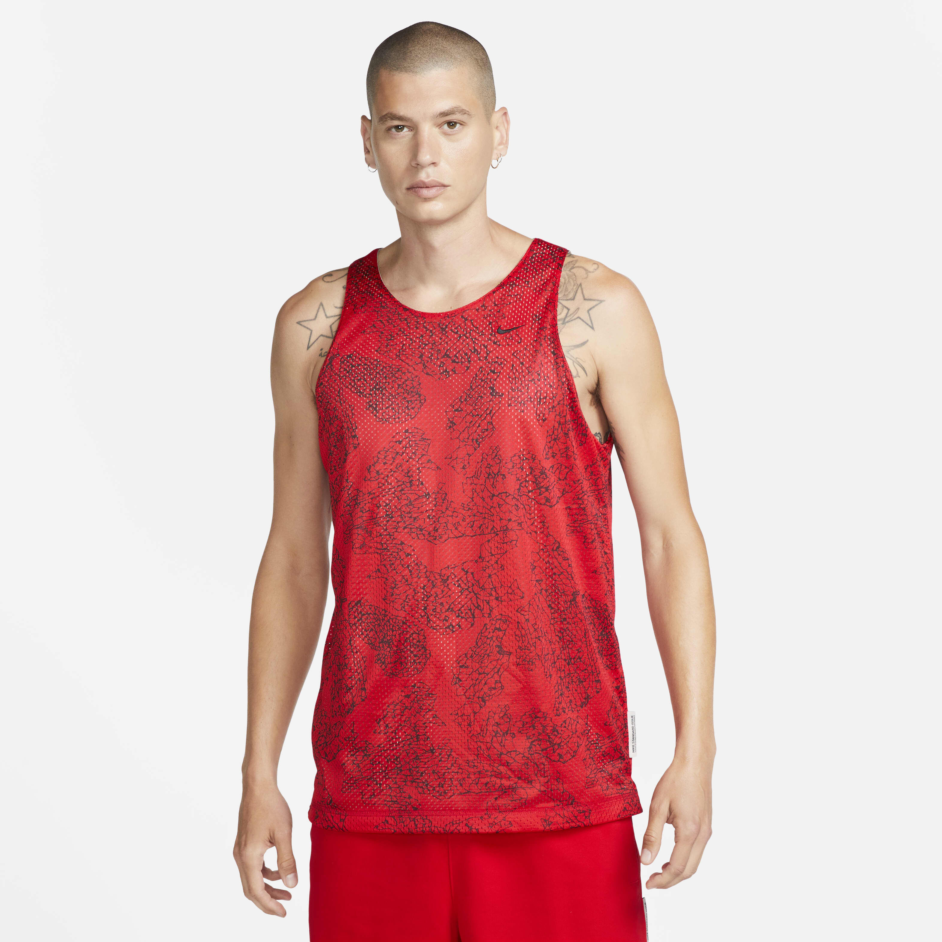 Nike men's reversible basketball jersey top