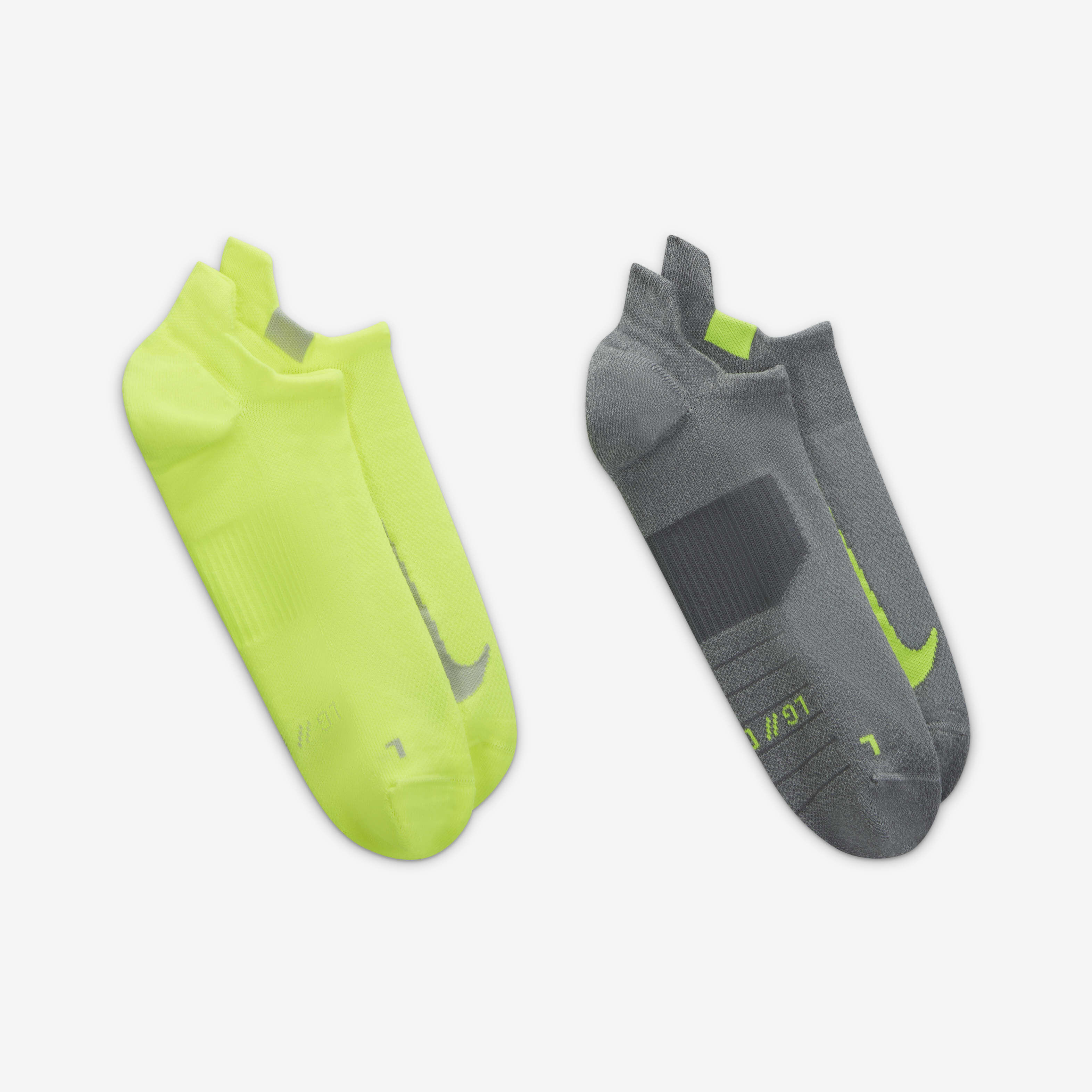 Multiplier Running No-Show Socks (2 Pairs) image number 2