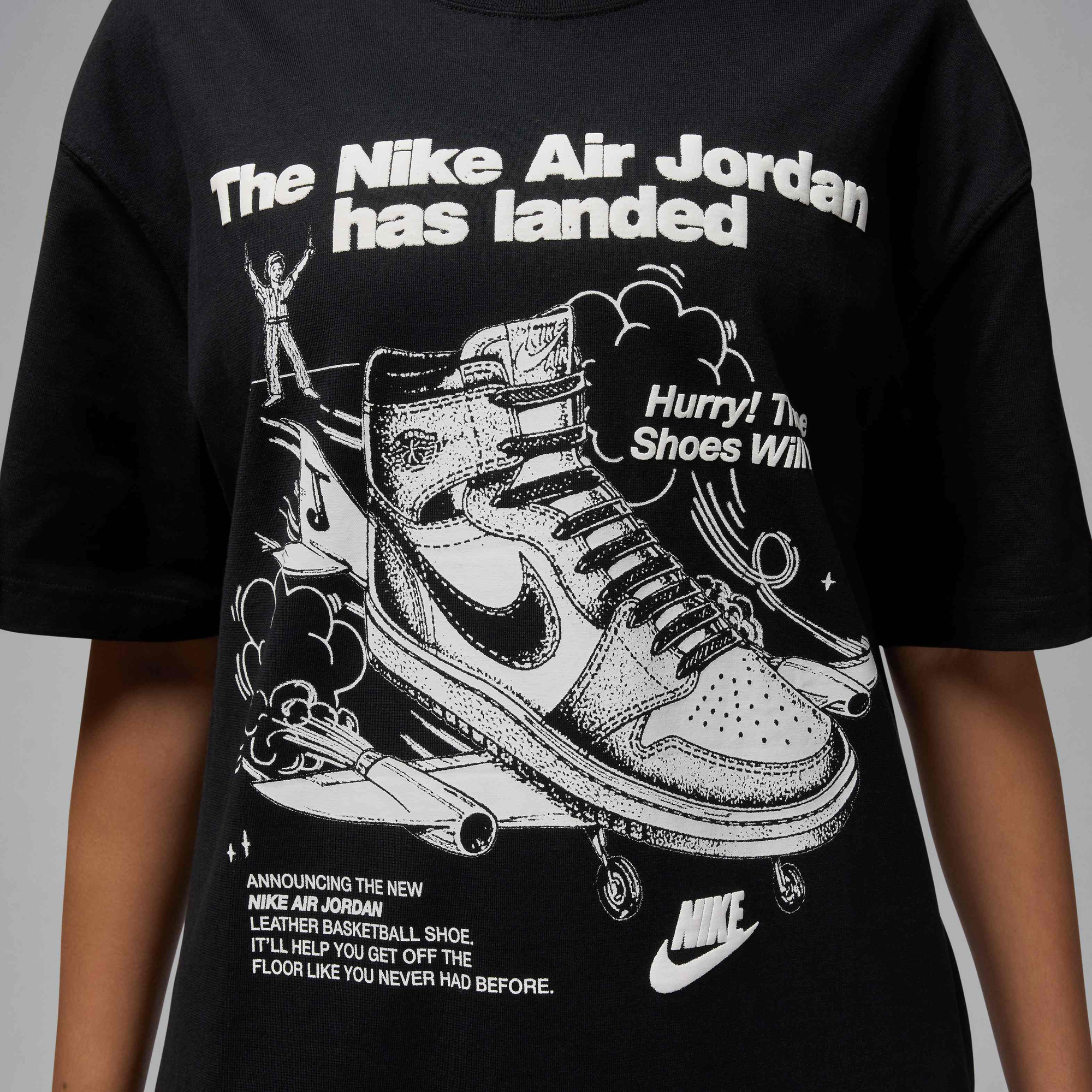 ★ Nike★ Jordan Brand T-Shirt M Black White HJ2401010 HJ24 jordan men jordan jumpman tee black white