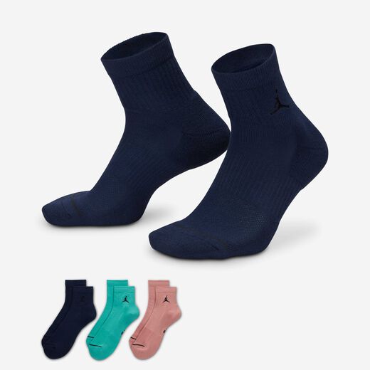 Jordan Ankle Socks-JRDN, Jordan, Everyday Ankle Socks (3 Pairs)
