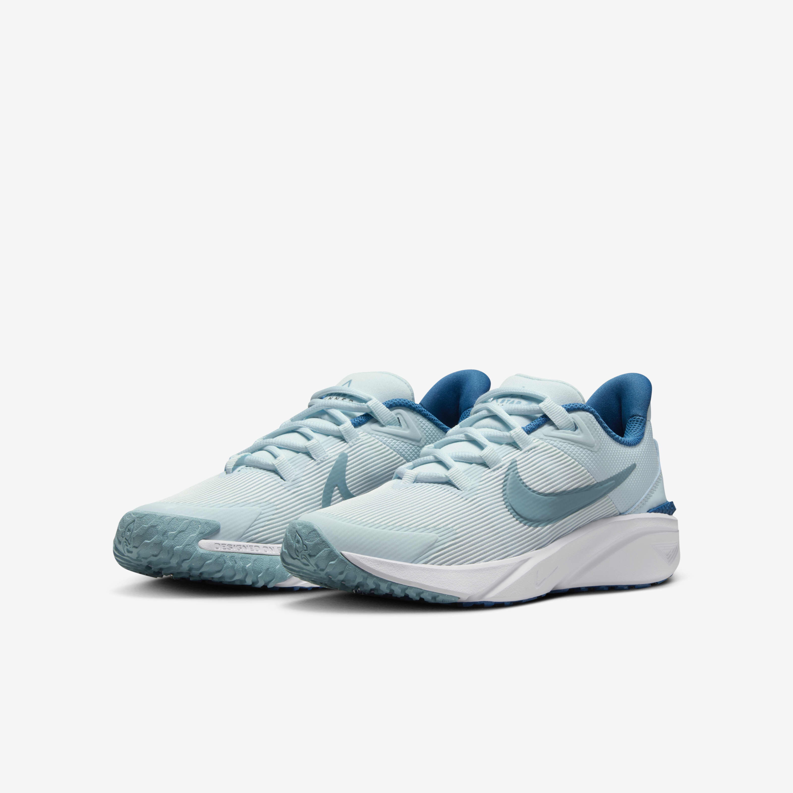 Nike womens light blue running shoes cheap