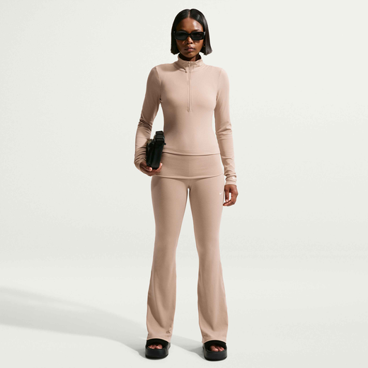 Trousers & Tights-Nike, Nike Sportswear Chill Knit, Women's Mid-Rise Tight Ribbed Trousers
