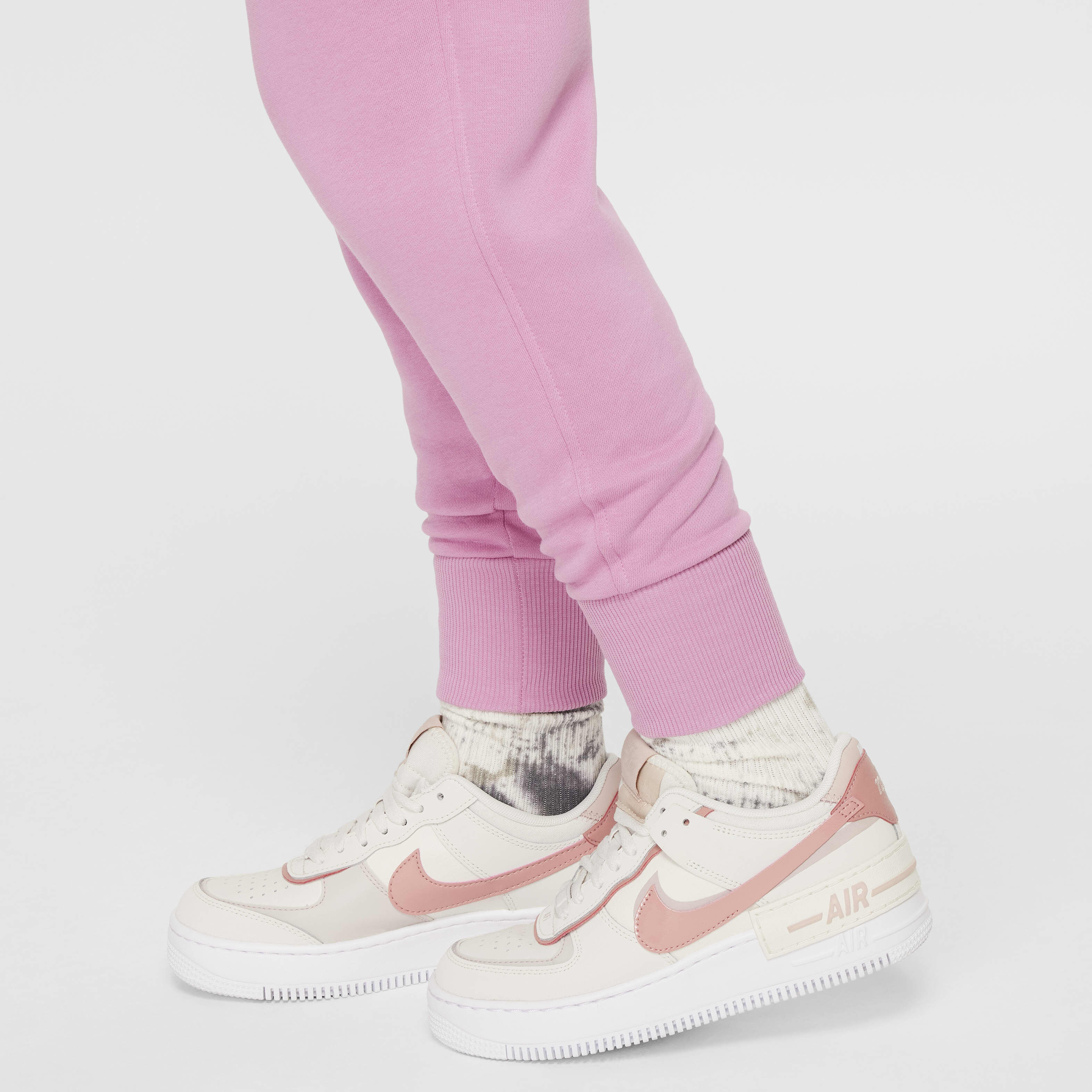 Buy Nike Sportswear Club Fleece Older Kids Girls High Waisted Fitted Trousers Nike Kuwait Official
