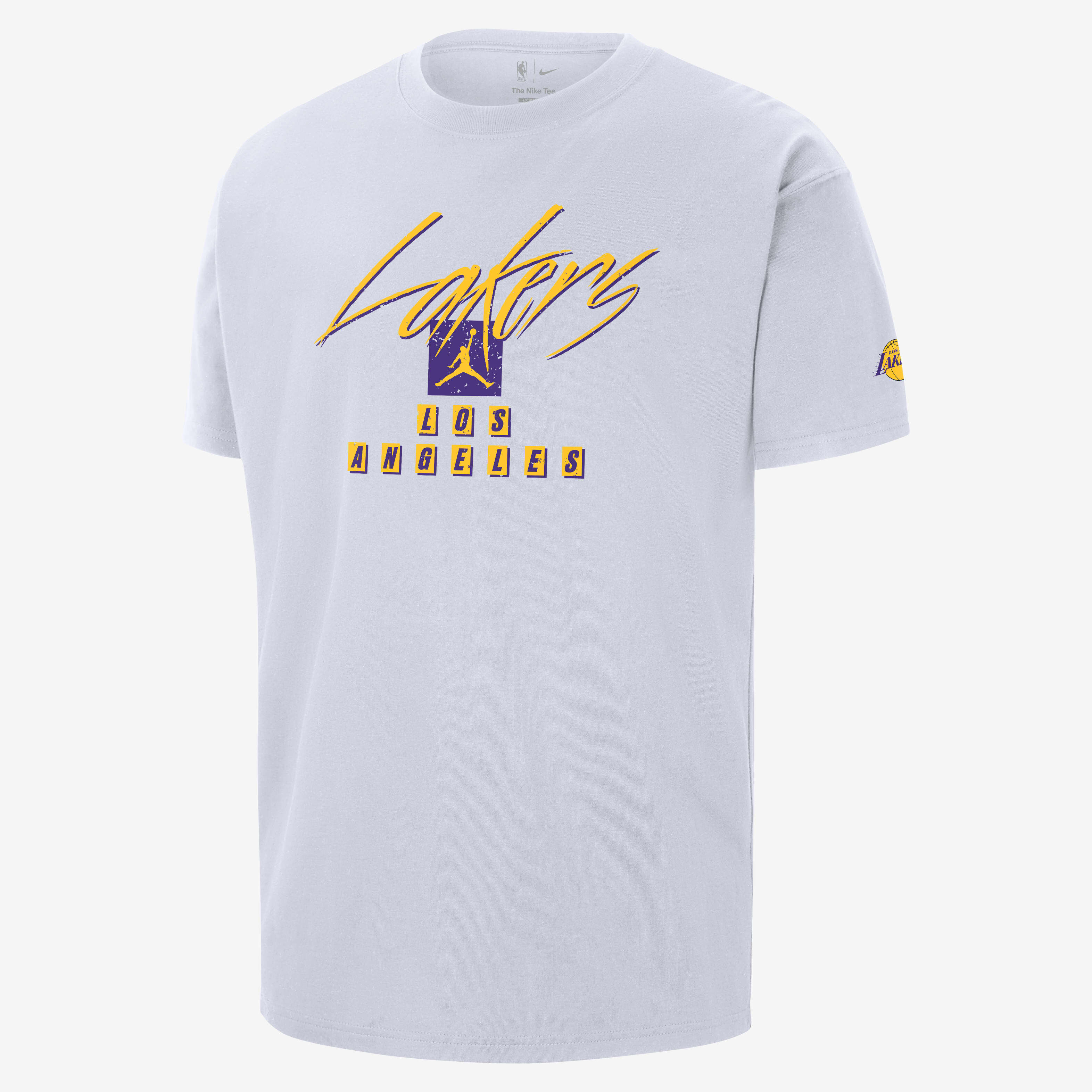 【NIKE】Los Angeles Lakers Courtside Statement NBA T-Shirt Buy Los Angeles Lakers Courtside Statement Edition Men's
