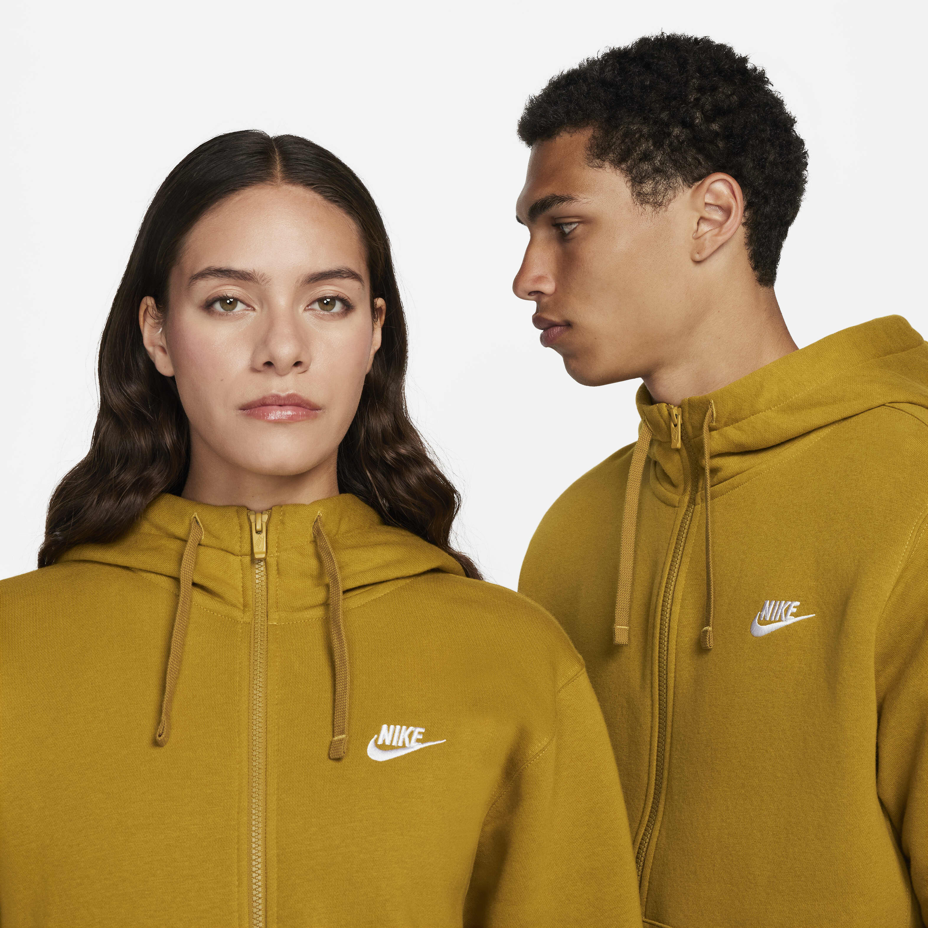 Yellow nike zip up hoodie cheap