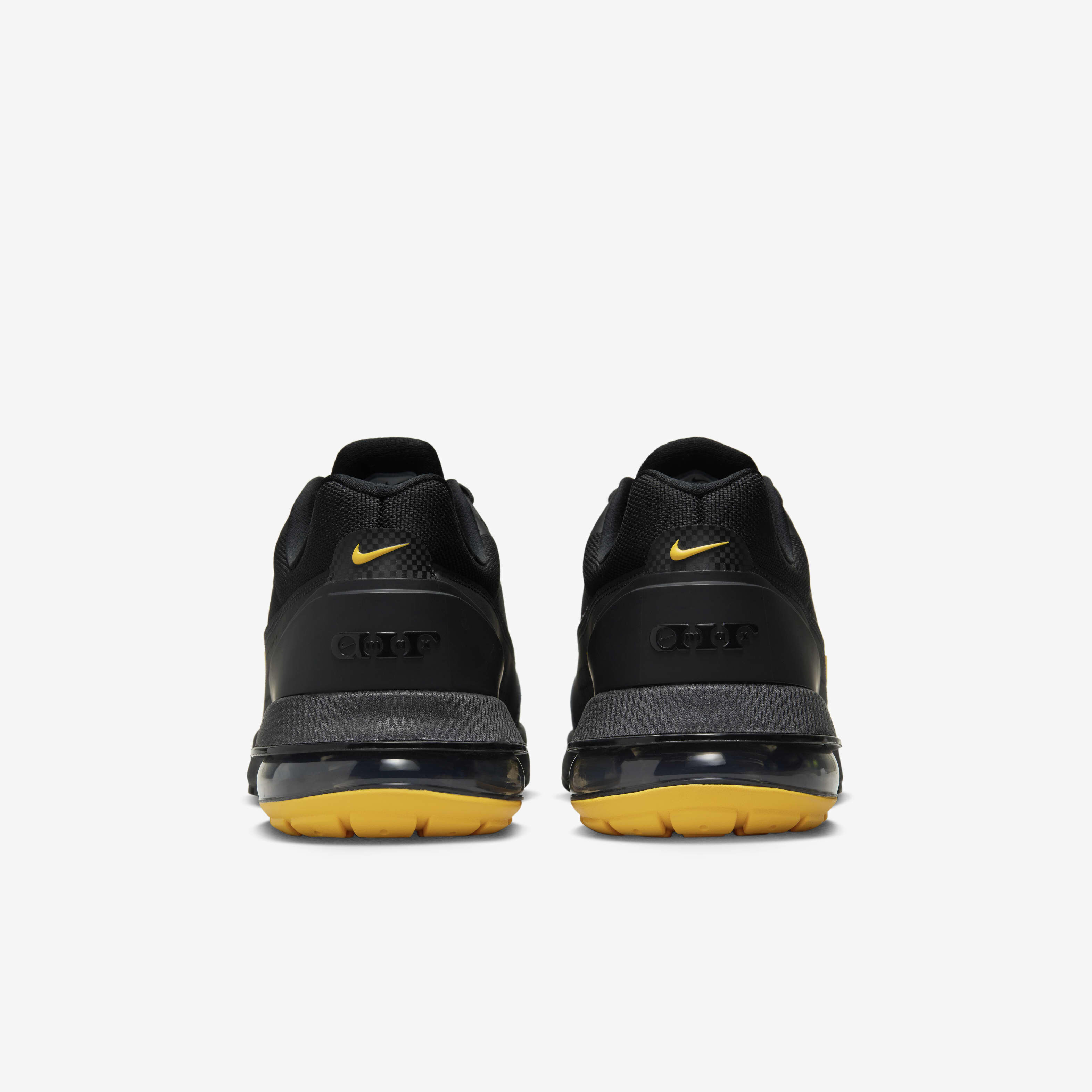 Nike shoes black and yellow clearance