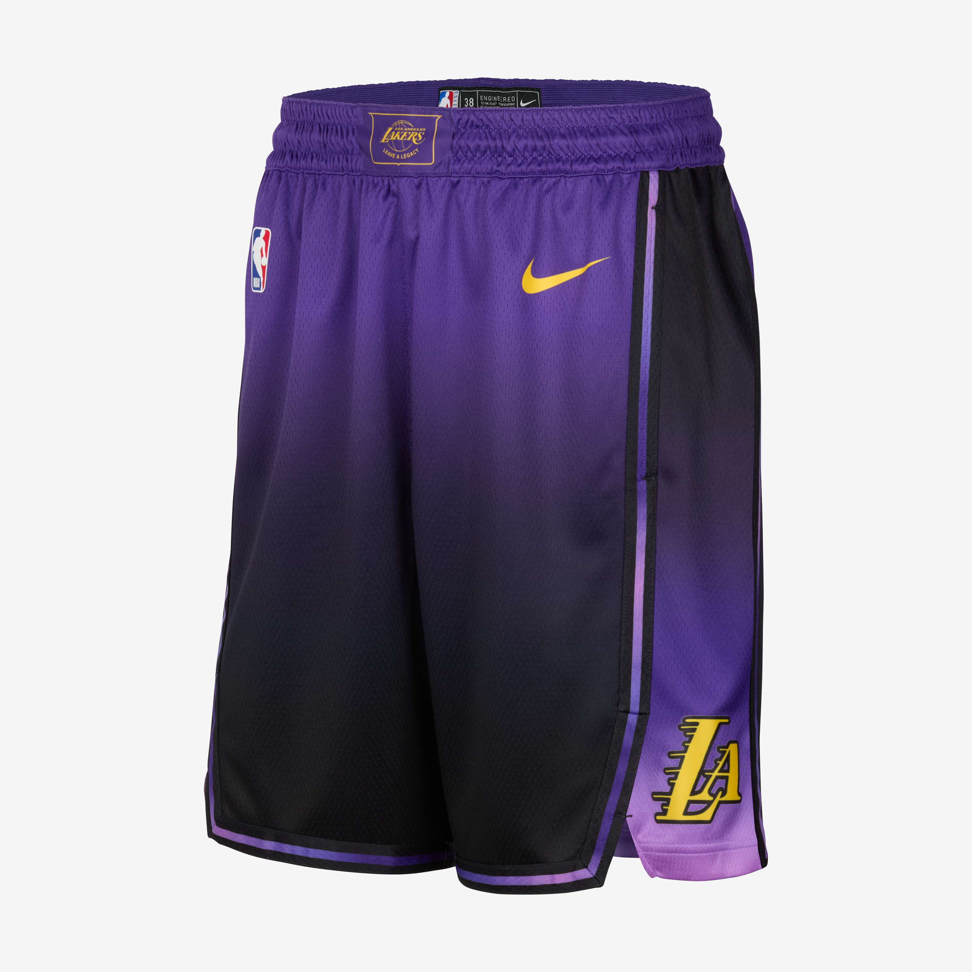 Buy Los Angeles Lakers 2024 25 City Edition Men s Nike Dri FIT NBA Swingman Shorts Nike Kuwait Official
