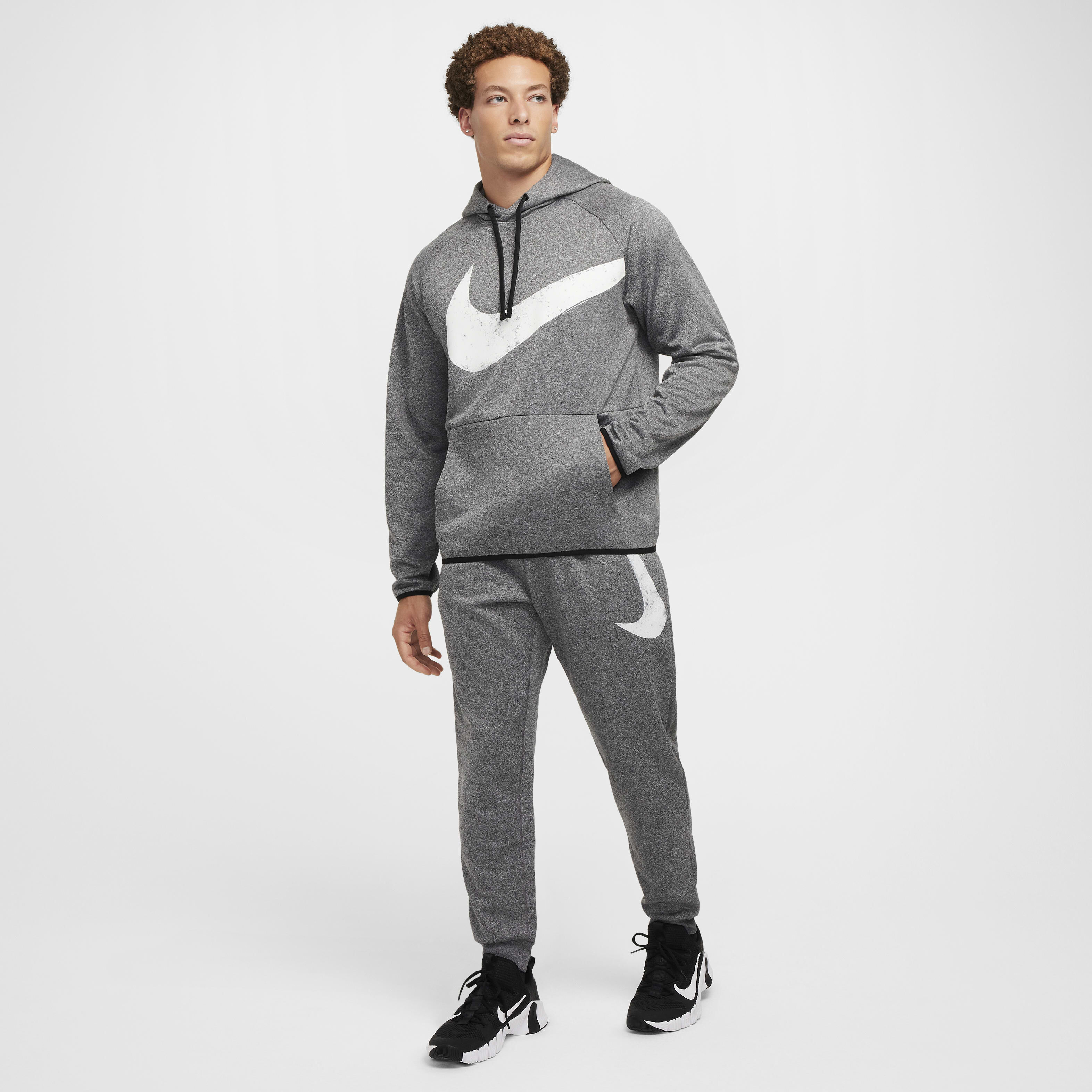 Grey nike sweatpants and hoodie clearance