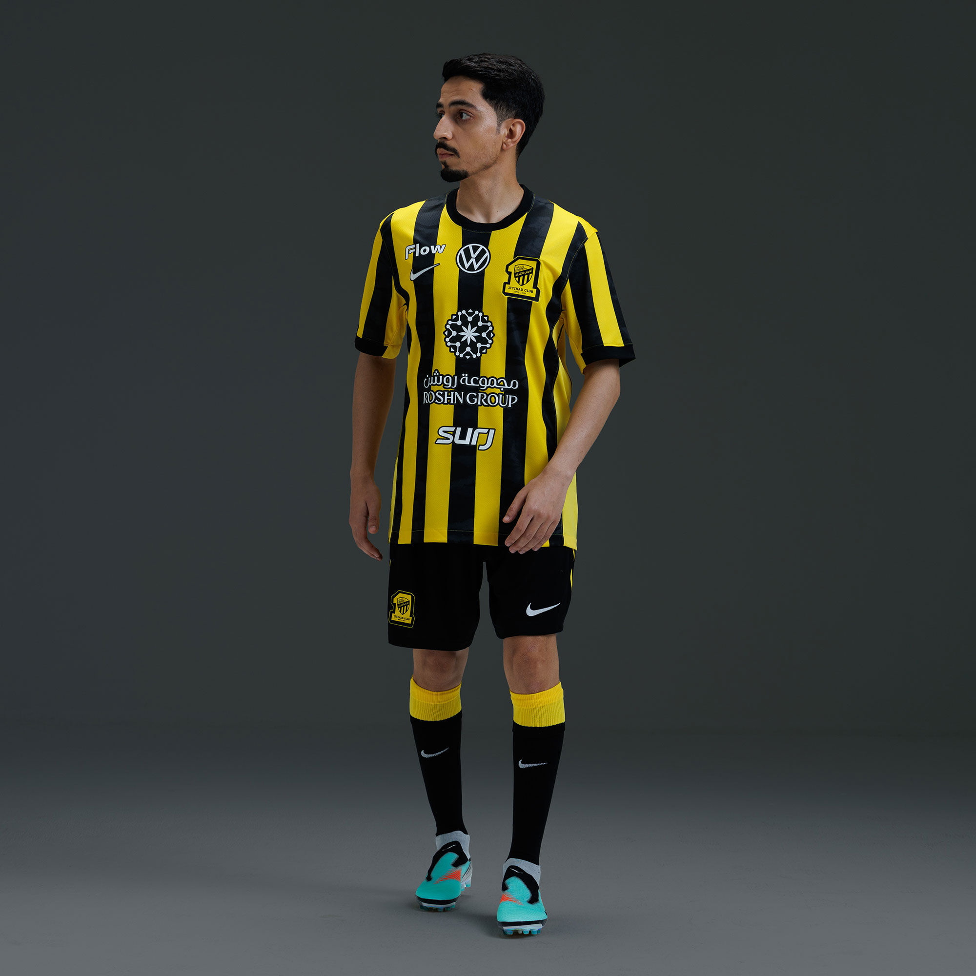 Al-Ittihad F.C. 2025/26 Stadium Home Jersey image number 1