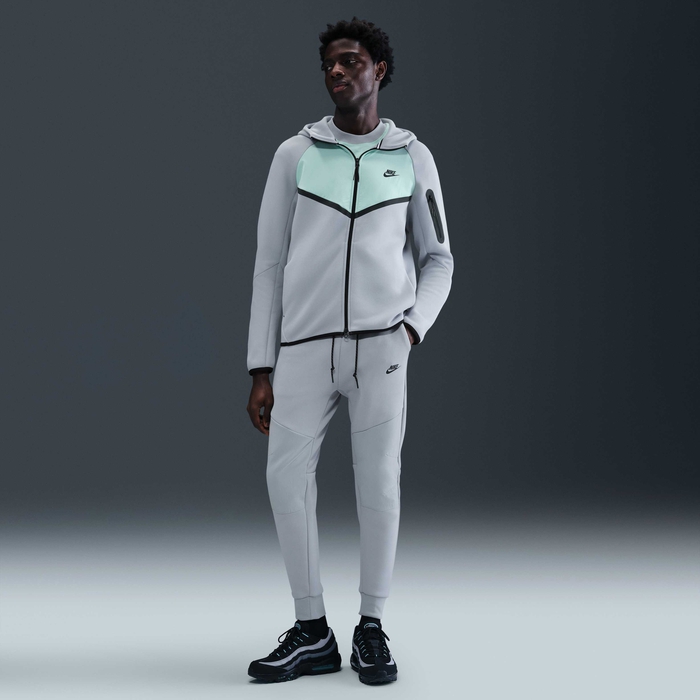 Hoodie Nike Tech Fleece Colourblock Joggers In Grey Tracksuit Nike