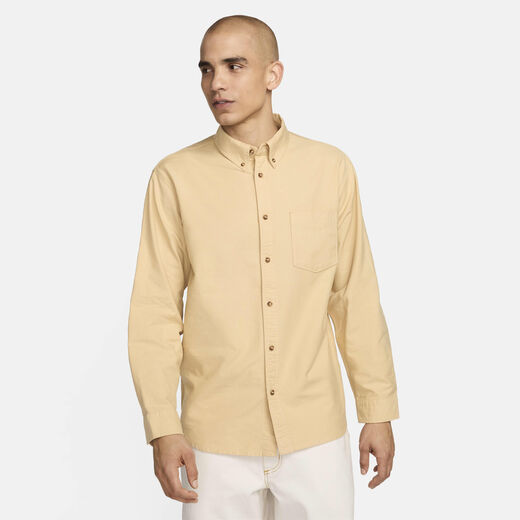 Men's Long Sleeves Shirts-Nike, Nike Life, Men's Long-Sleeve Oxford Button-Down Shirt