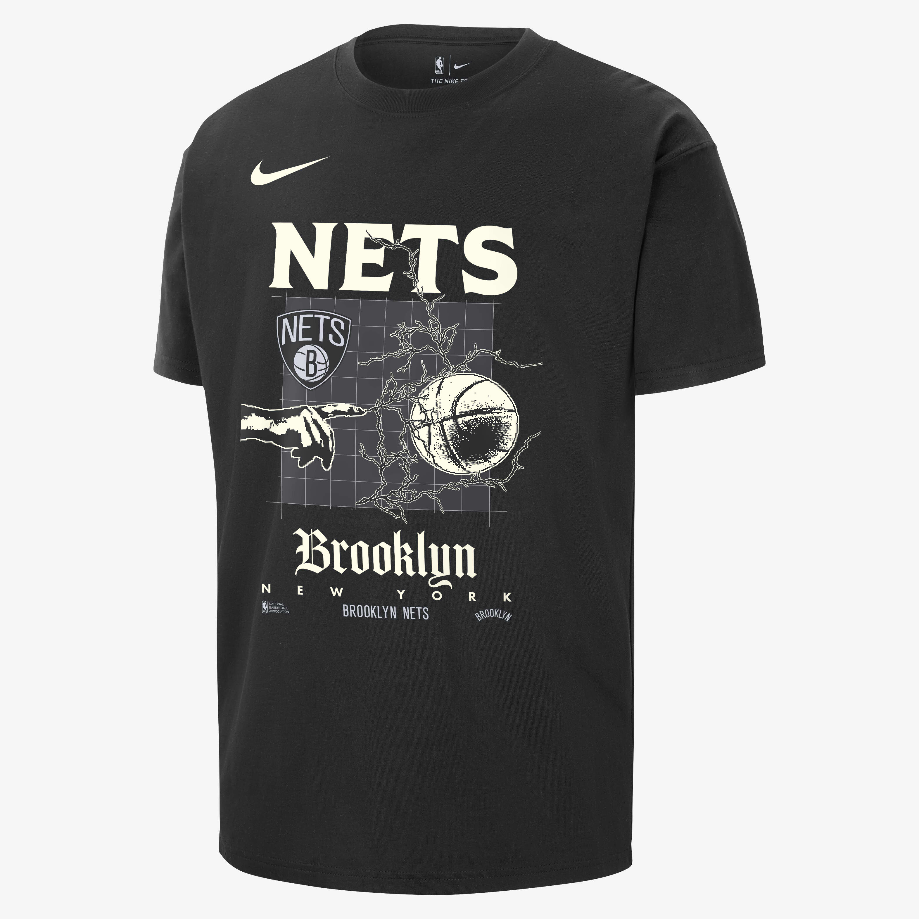 【NIKE】Brooklyn Nets Courtside Jordan NBA Max90 T-Shirt Buy Brooklyn Nets Courtside Men's Nike NBA Max90 T-Shirt