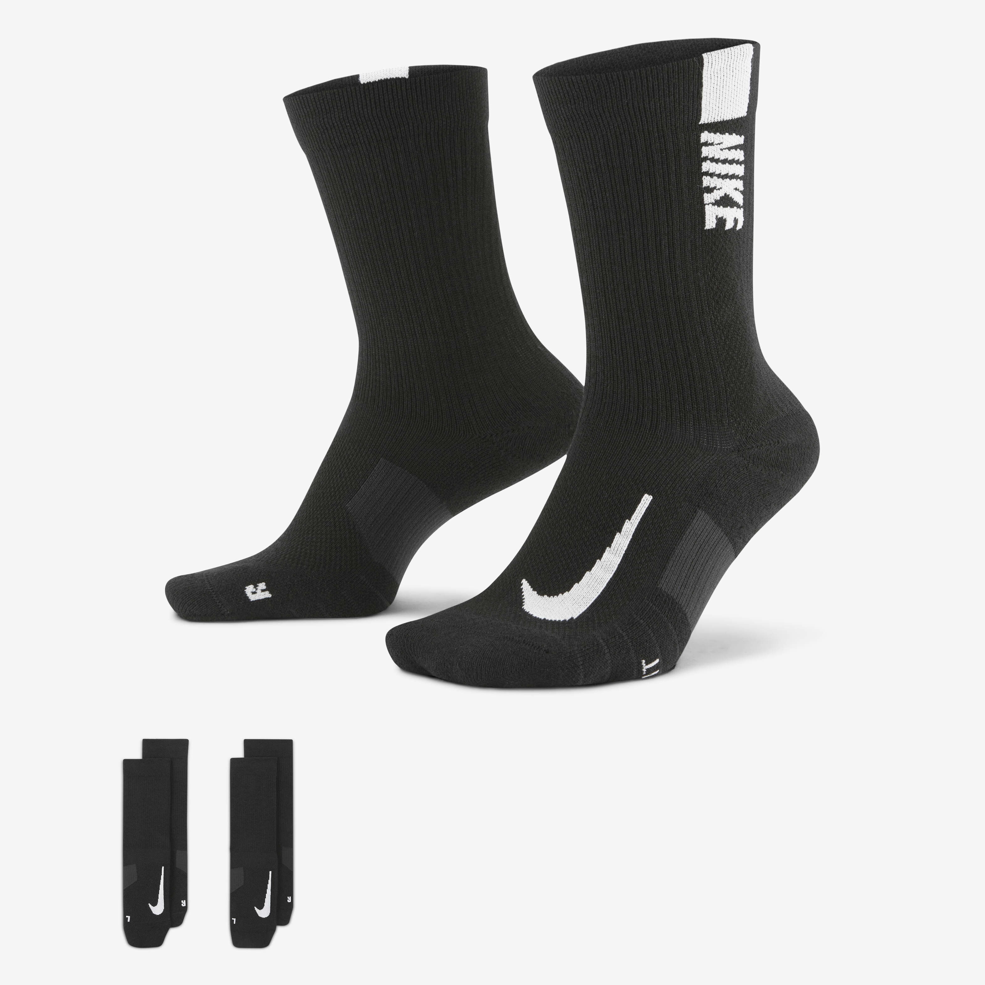 Buy Nike Multiplier Crew Socks 2 Pairs Nike Kuwait Official