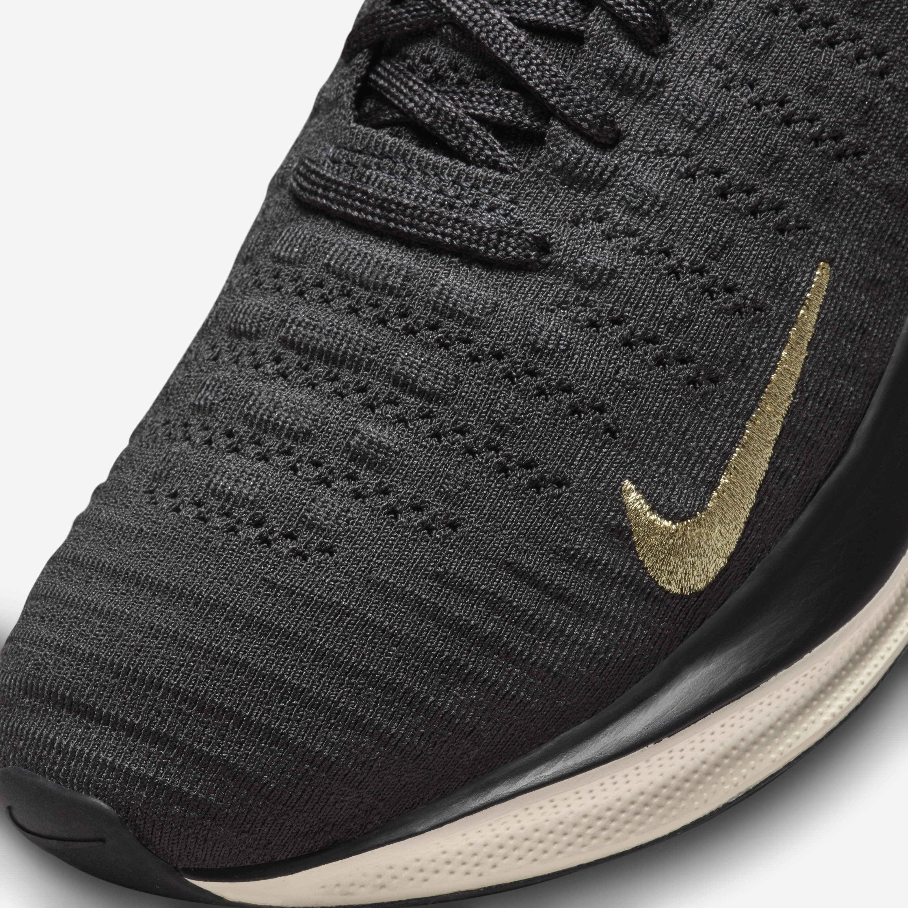 Women's nike black and gold running shoes on sale