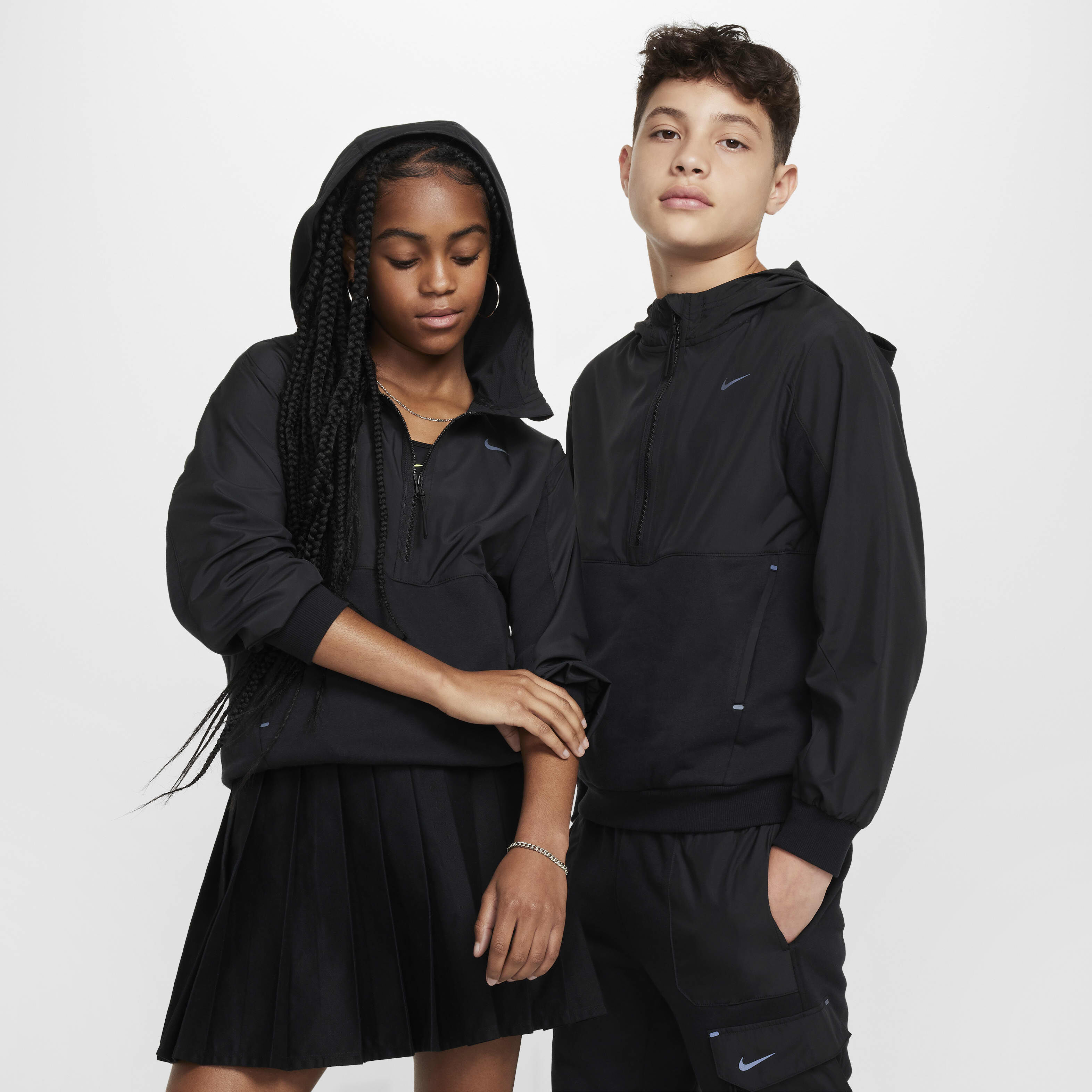 Buy Nike Sportswear City Utility EasyOn Older Kids Half Zip Fleece Hoodie Nike Kuwait Official