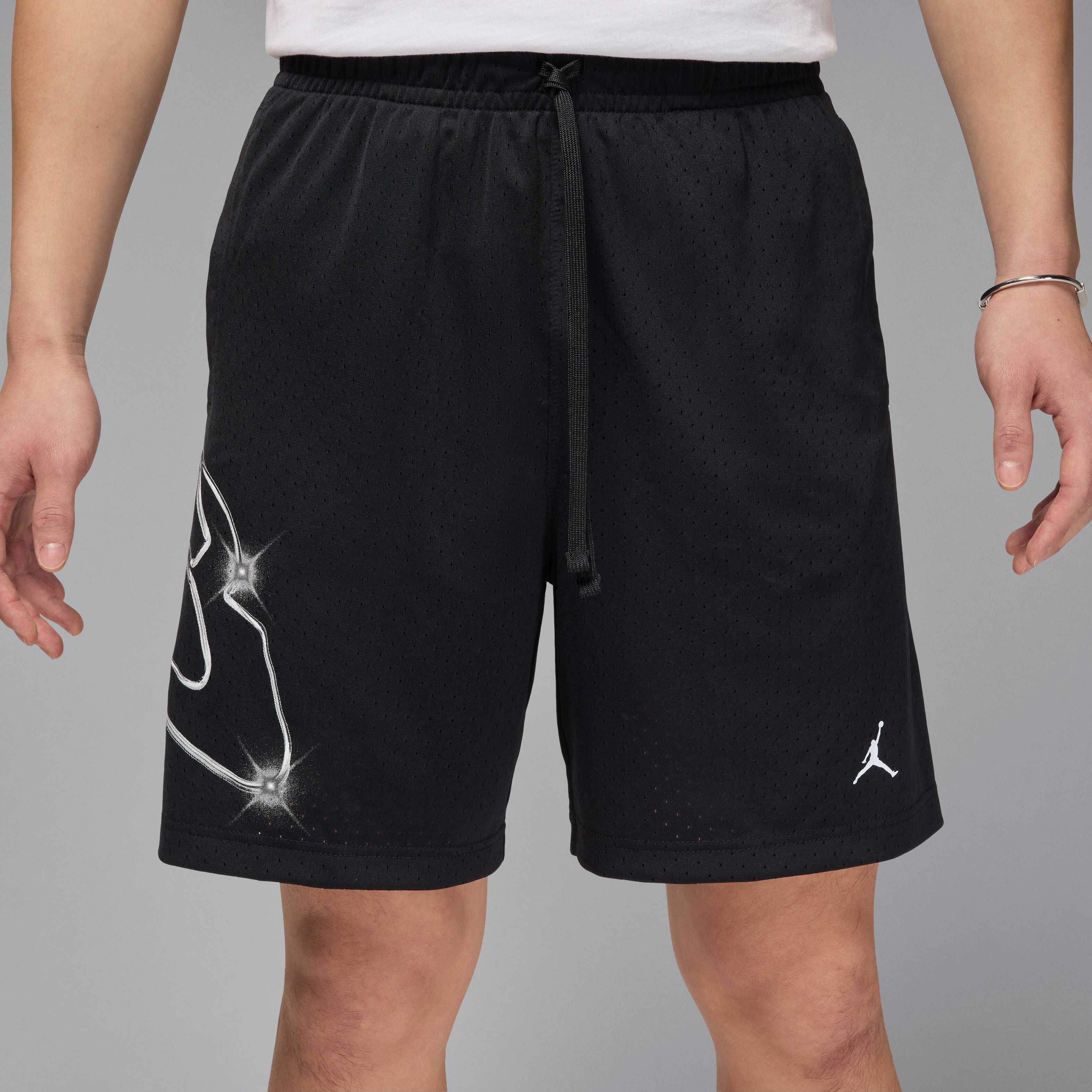 Buy Jordan Sport Men's Dri-FIT Graphic Shorts - Black/White