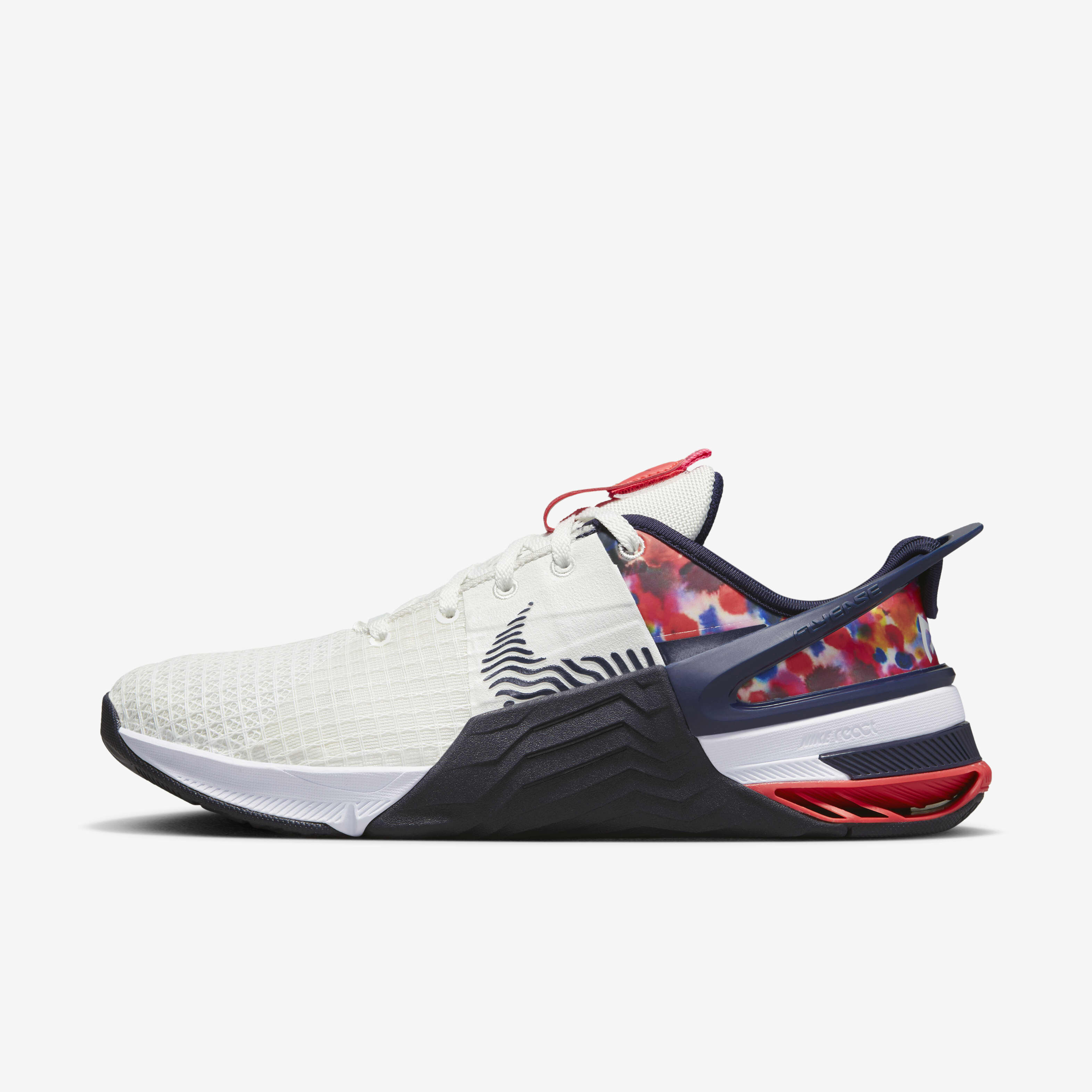 nike metcon red white and blue