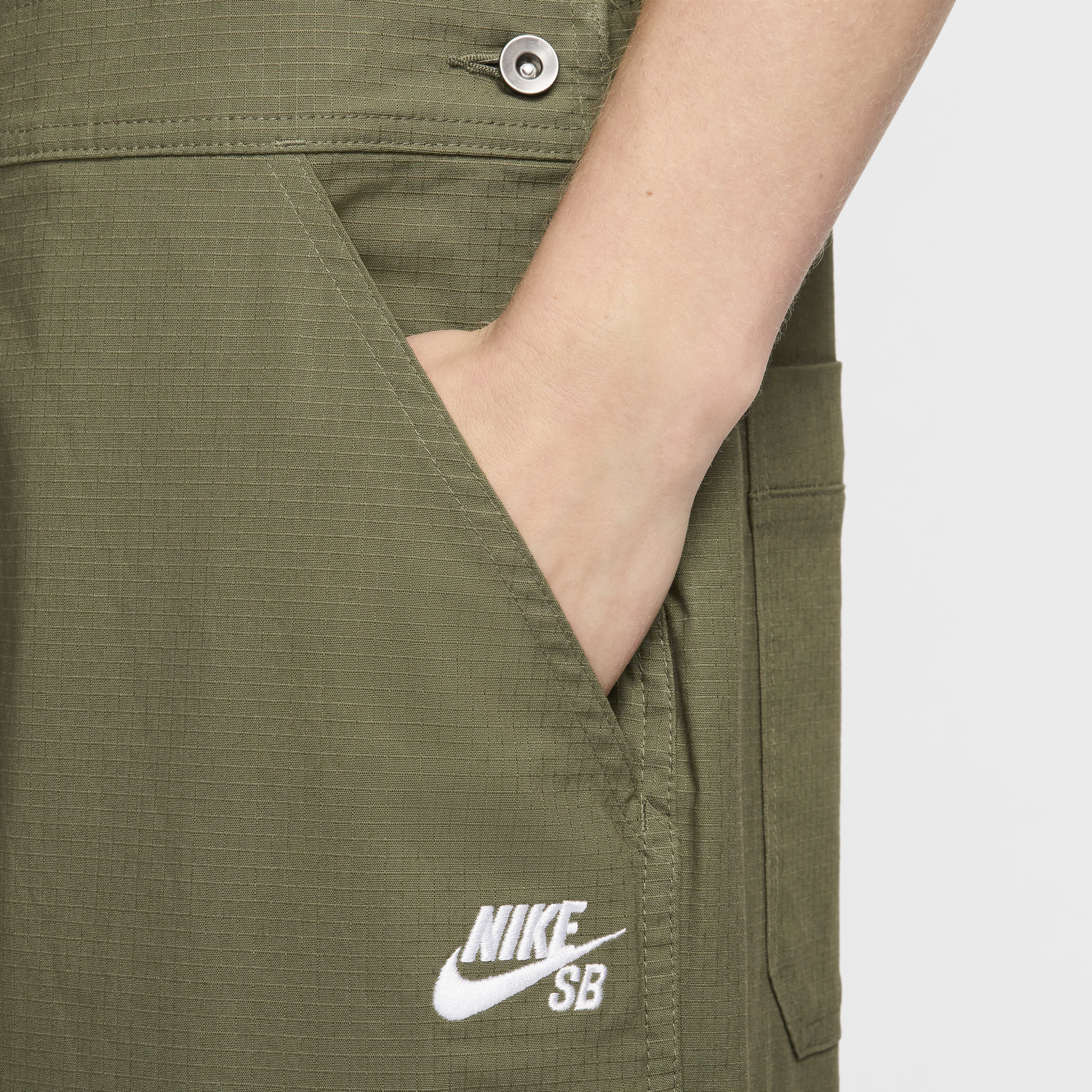 Buy Nike SB Skate Overalls - Medium Olive/White | Nike Kuwait Official