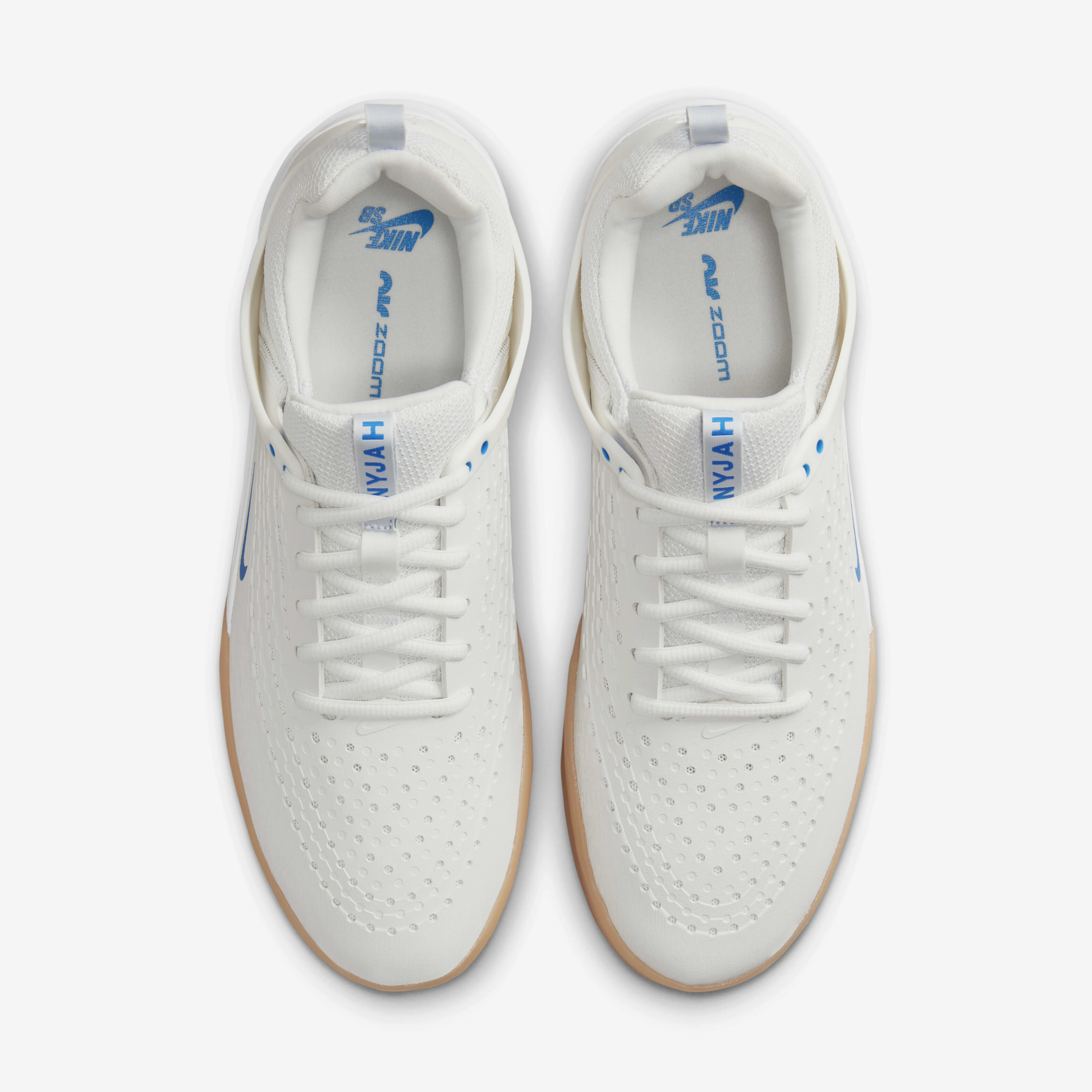 nyjah nike sb white blue