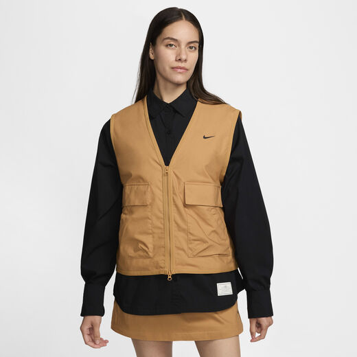 Jackets & Gilets-Nike, Nike Sportswear Essential, Women's Loose Woven Cargo Gilet