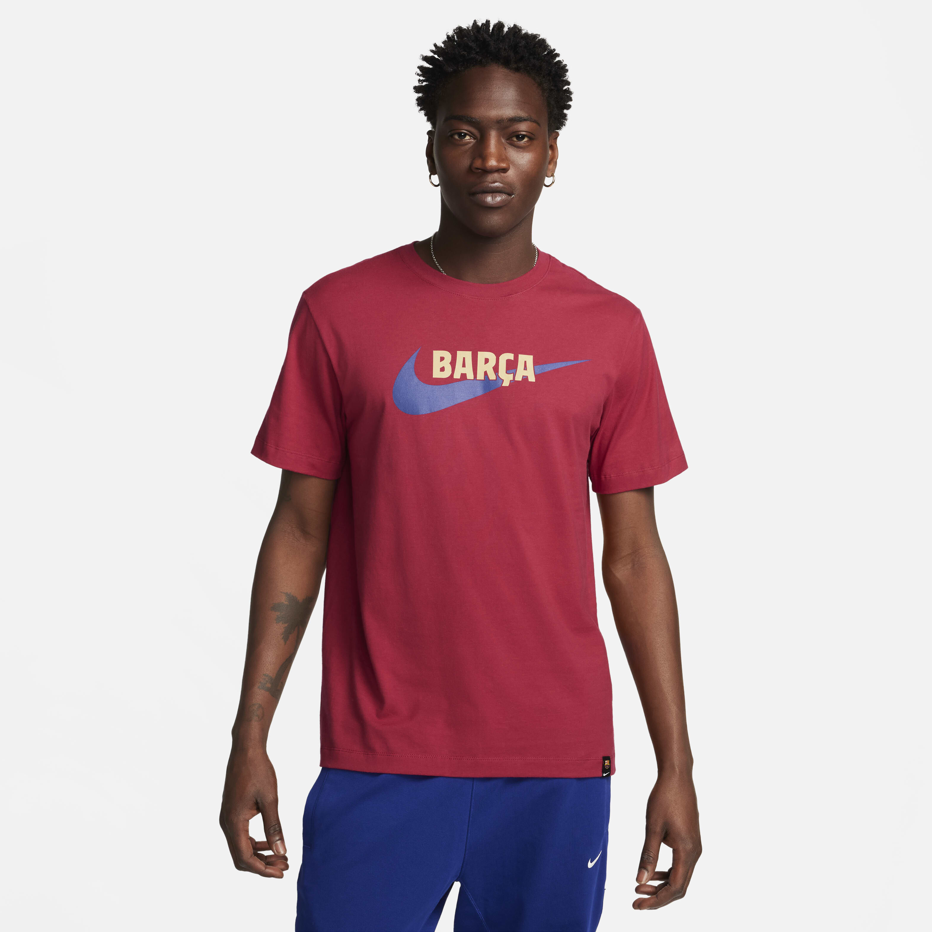 Buy F.C. Barcelona Swoosh Men s Nike T Shirt Nike Kuwait Official