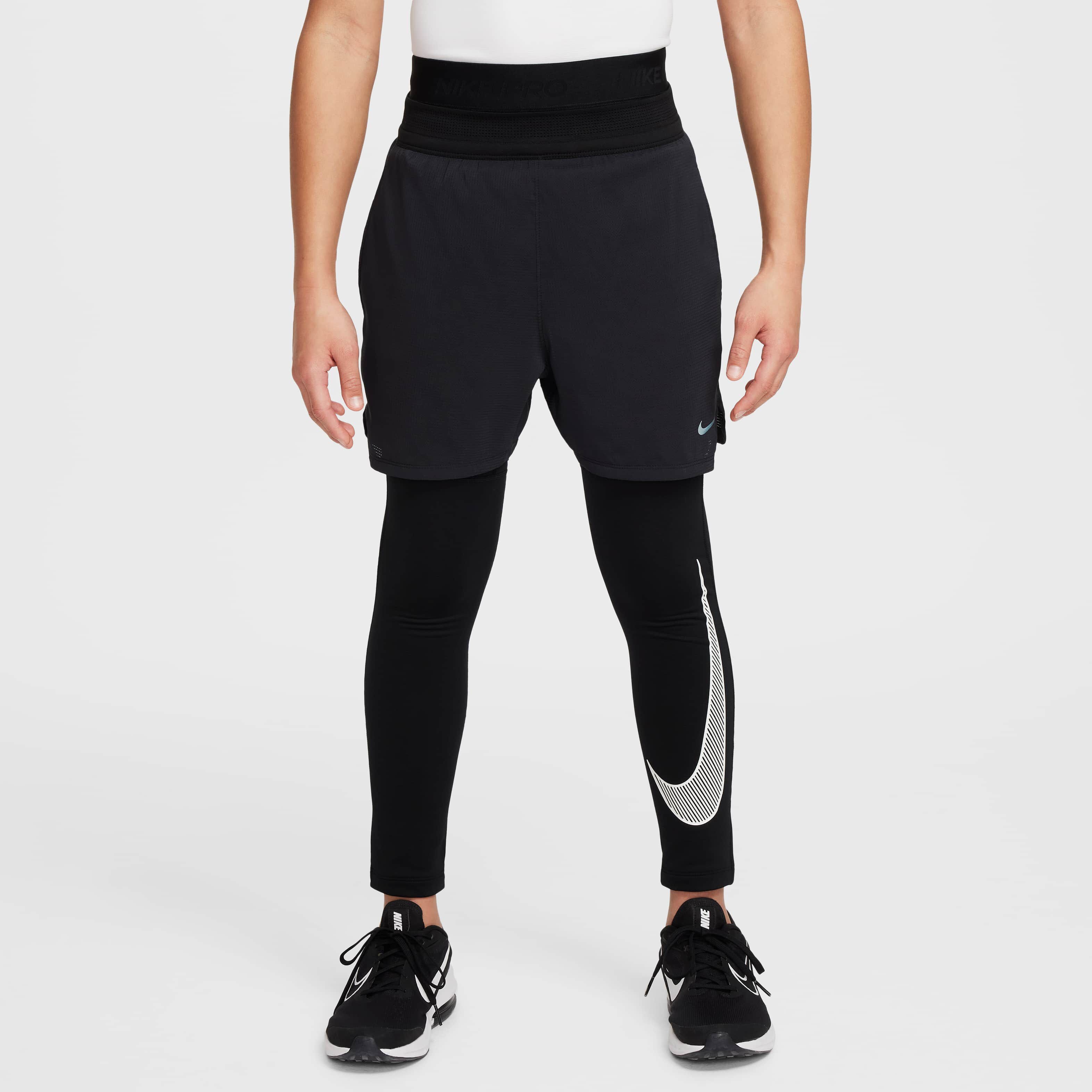 Buy Nike Pro Warm Older Kids Boys Dri FIT Training Tights Nike Kuwait Official