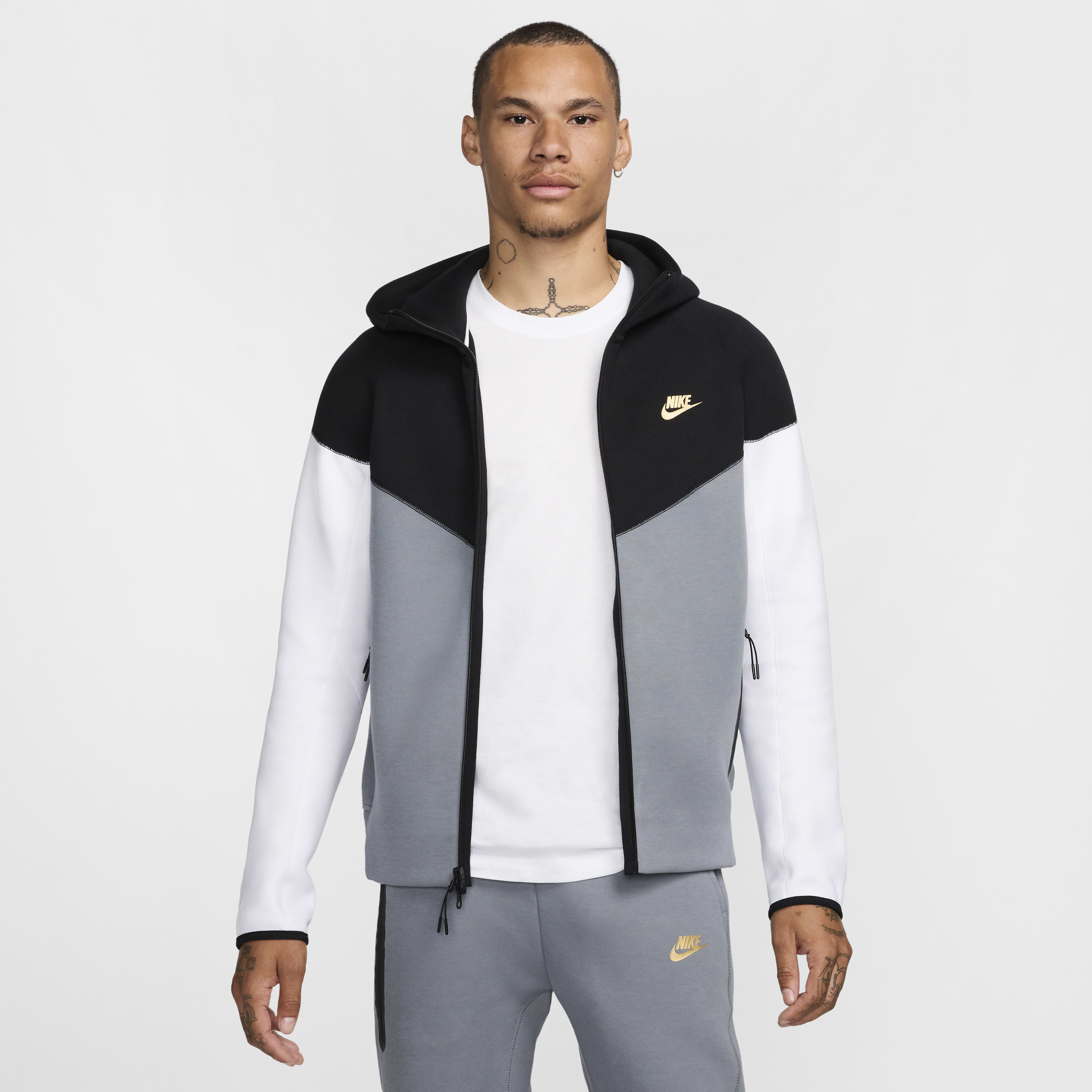 Nike tech icon fleece zip hoodie hot sale