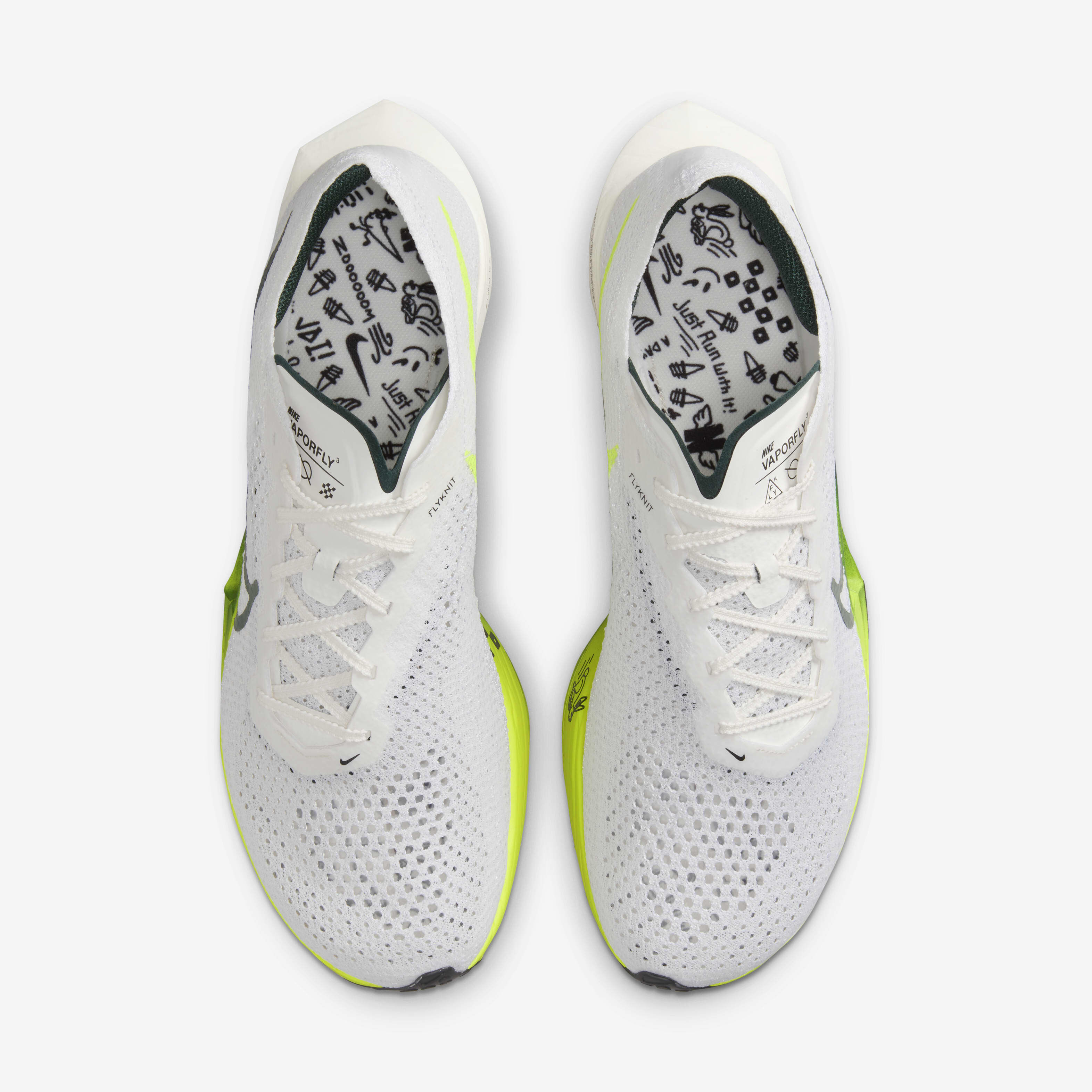 Nike men's odyssey react running shoes white and volt shop
