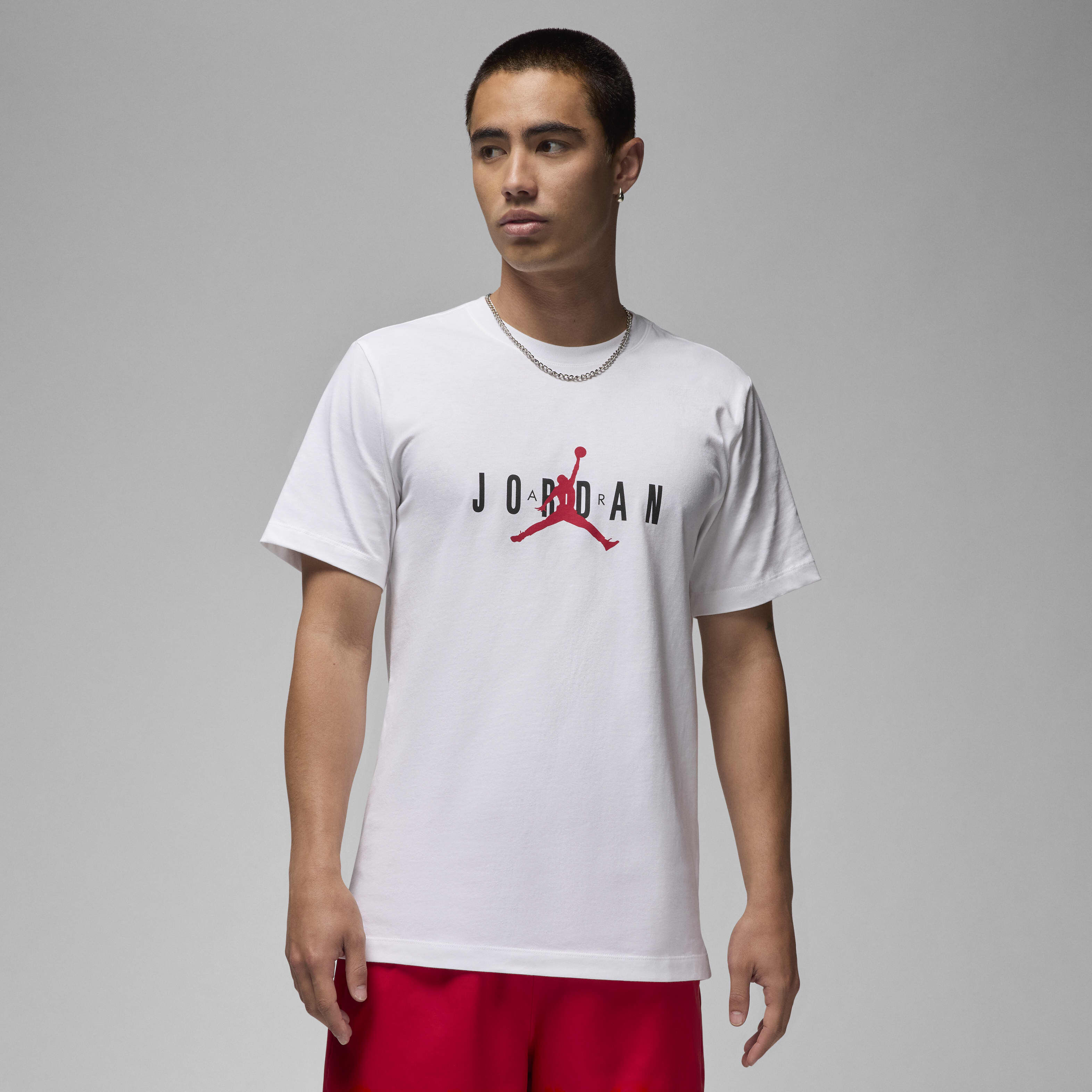 Buy Jordan Air Men's Stretch T-Shirt - White | Nike Kuwait