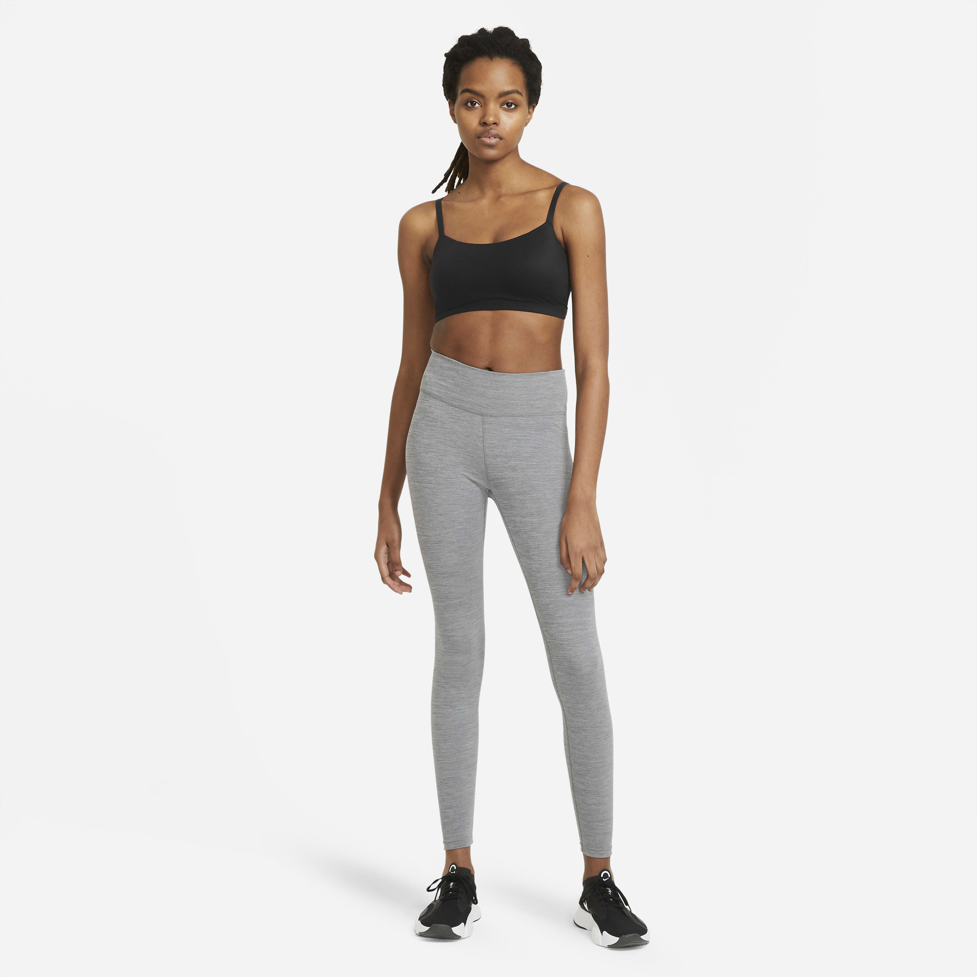 Grey nike sports leggings sales