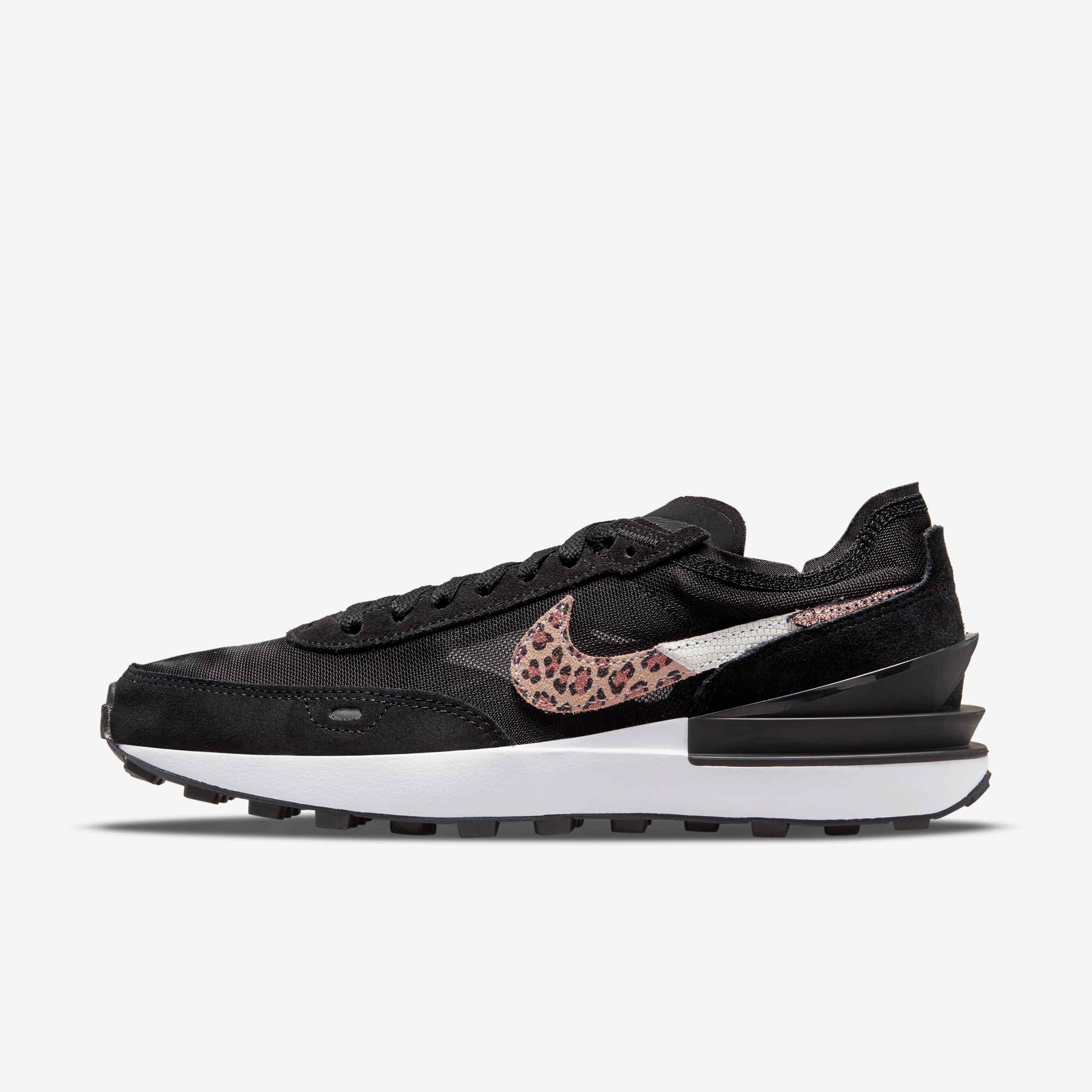Buy Nike Waffle One SE Women's Shoes Black/Black/Multi-Colour