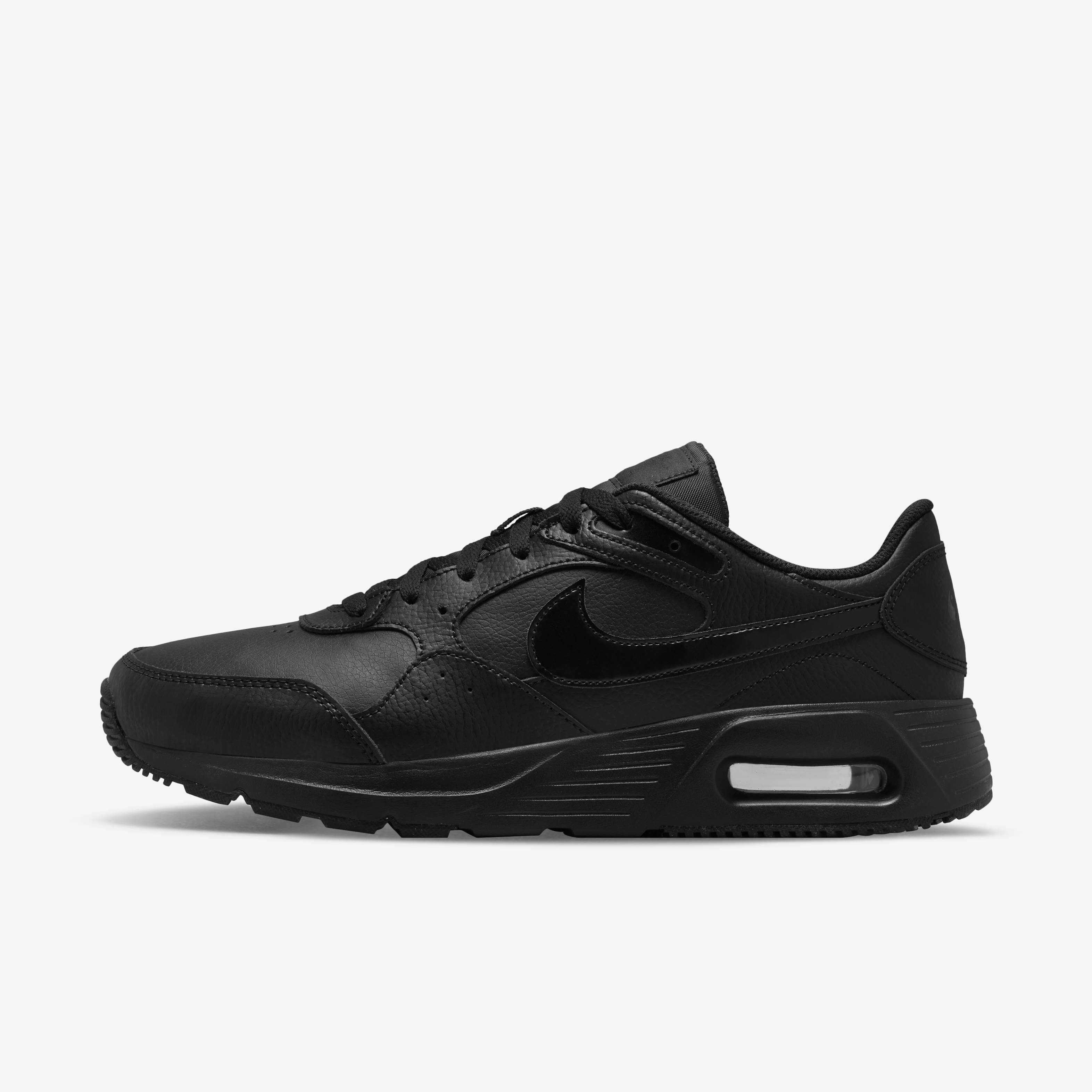 Buy Nike Air Max SC Leather Men's Shoes Black/Black/Black Nike
