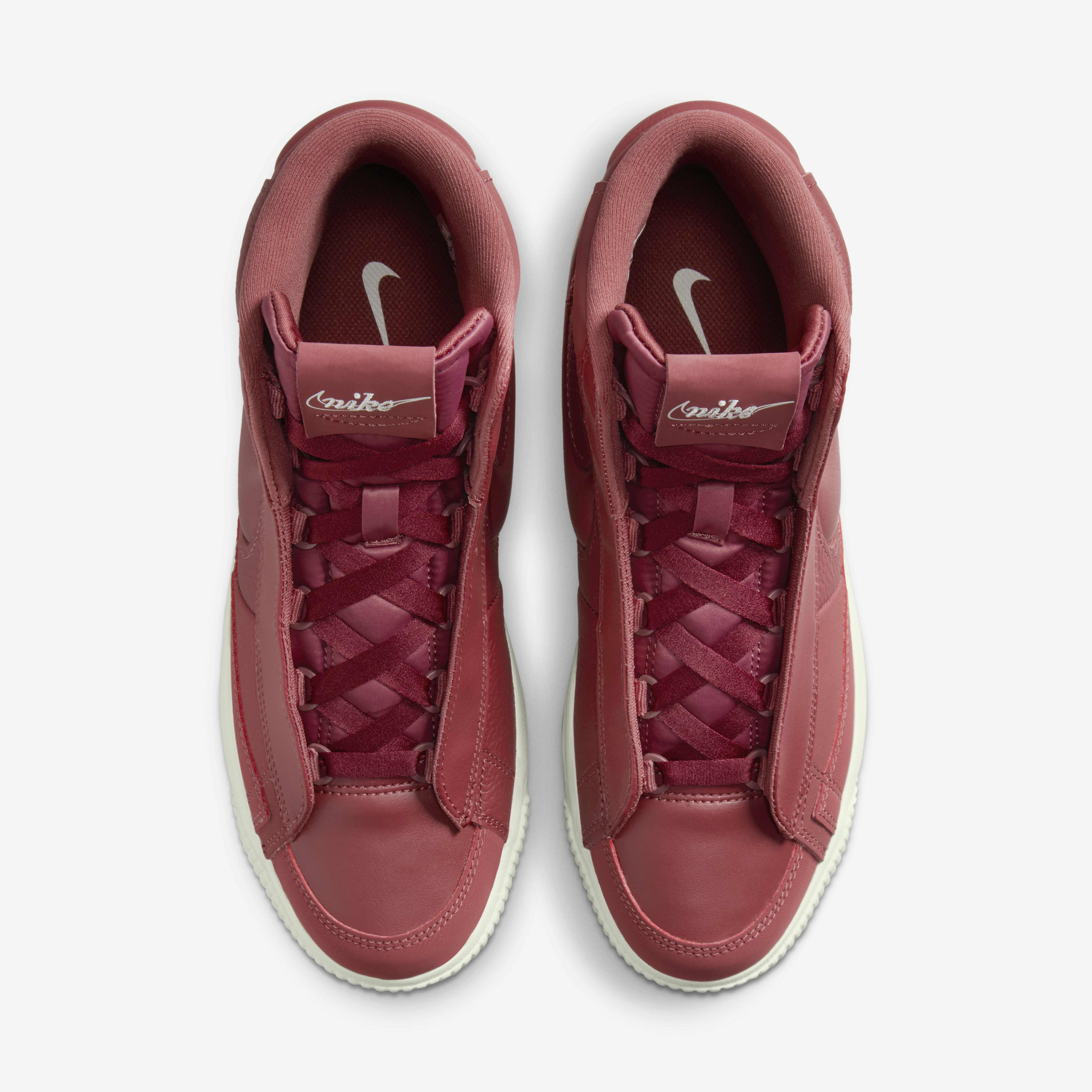 Women's burgundy nike blazers on sale