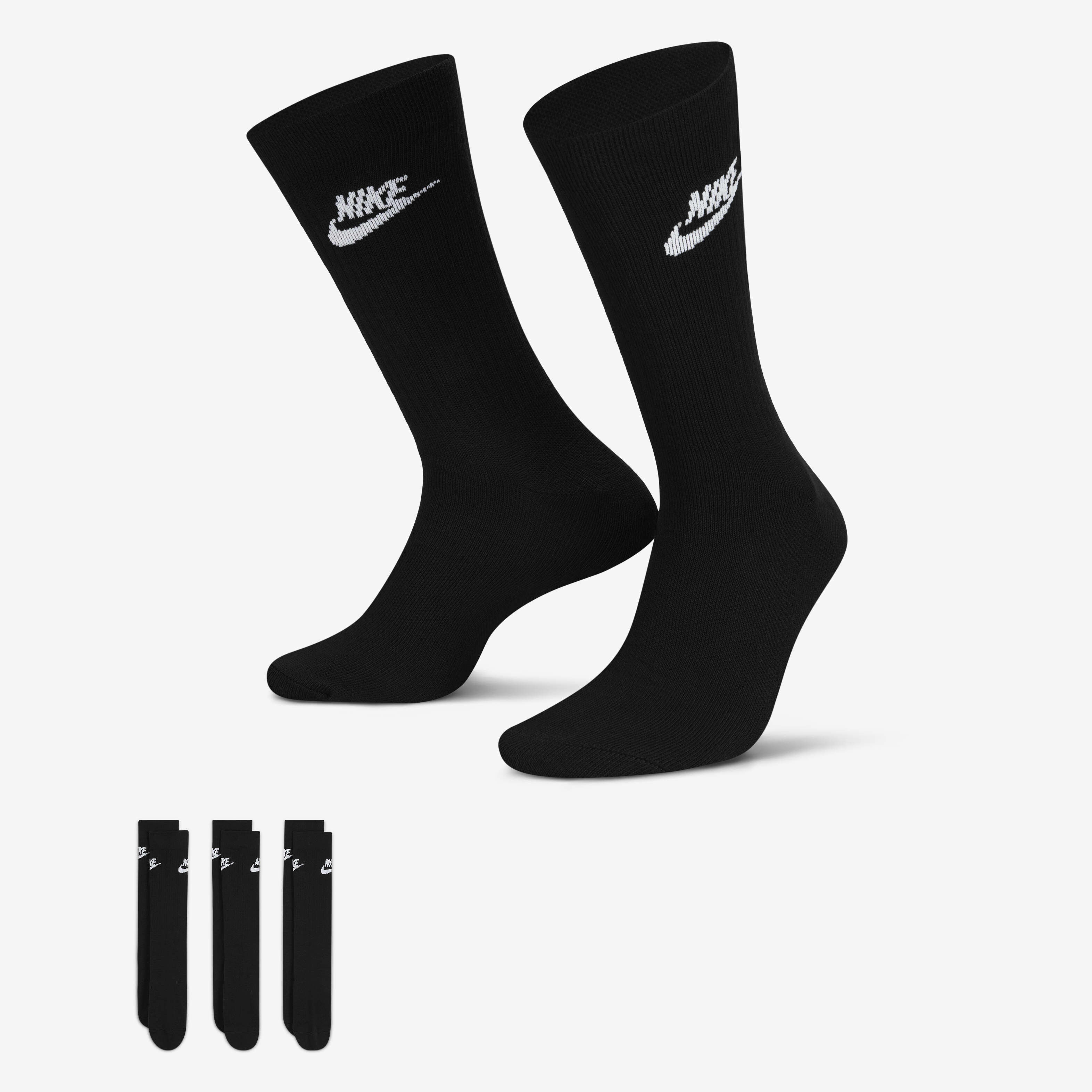 Buy Nike Sportswear Everyday Essential Crew Socks 3 Pairs Nike Kuwait Official