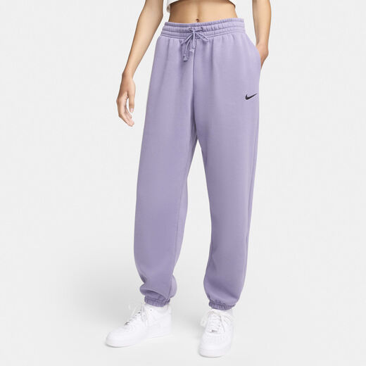 Clothing-Nike, Nike Sportswear Phoenix Fleece, Women's High-Waisted Oversized Tracksuit Bottoms