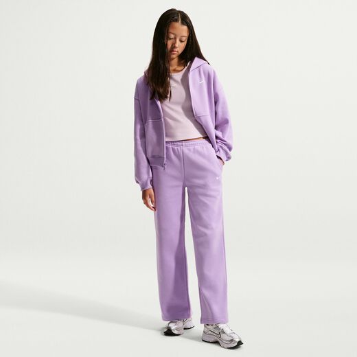 Studio Fleece-Nike, Nike Sportswear Studio Fleece, Girls' Open-Hem Trousers