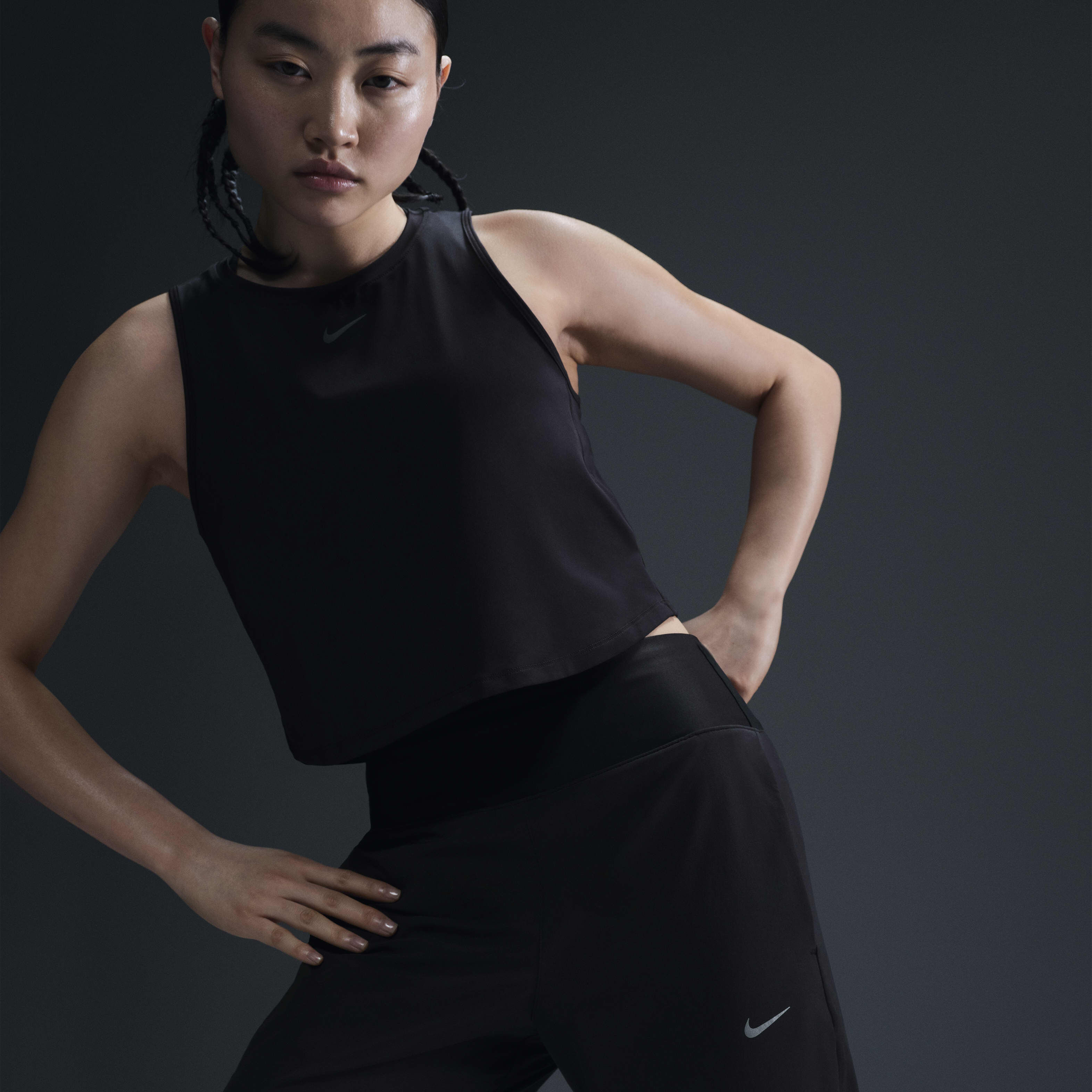 Buy Nike One Classic Women s Dri FIT Cropped Tank Top Nike Kuwait Official