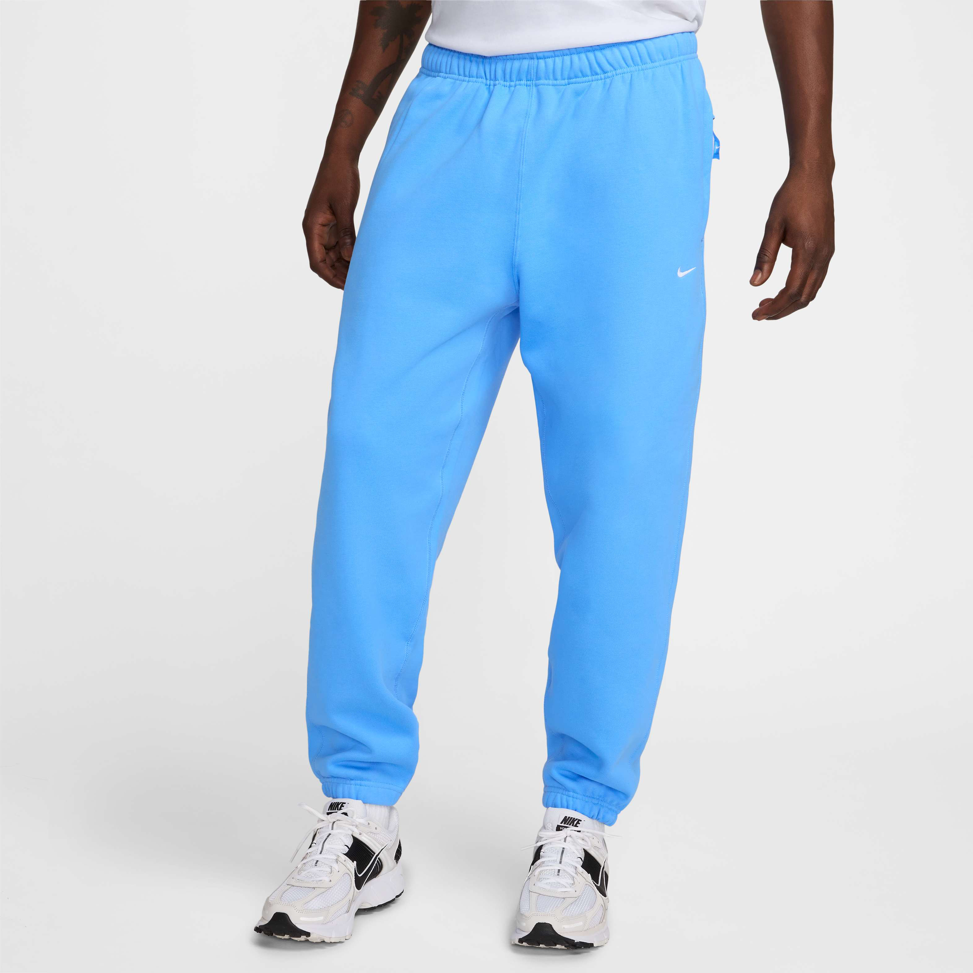 Buy Nike Solo Swoosh Men's Fleece Trousers - University Blue