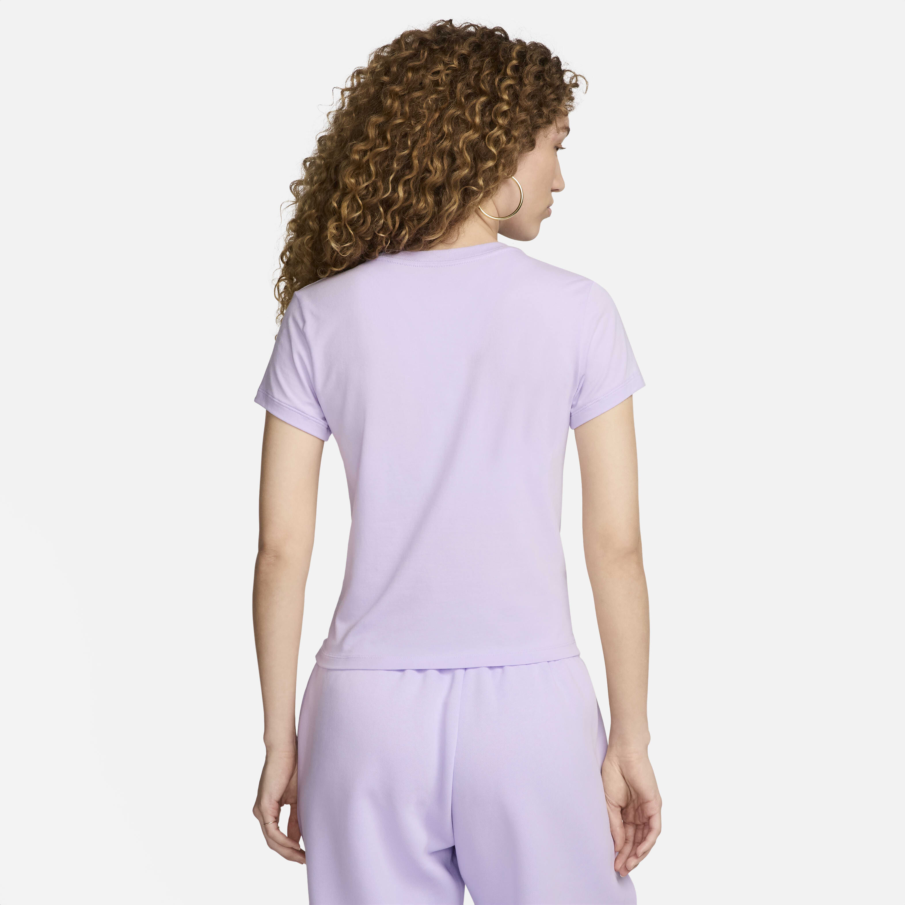 ★ Nike★ Sportswear Chill Knit Slim Stripe T-shirt W Lilac Buy Nike Sportswear Chill Knit Women's T-shirt - Lilac Ice