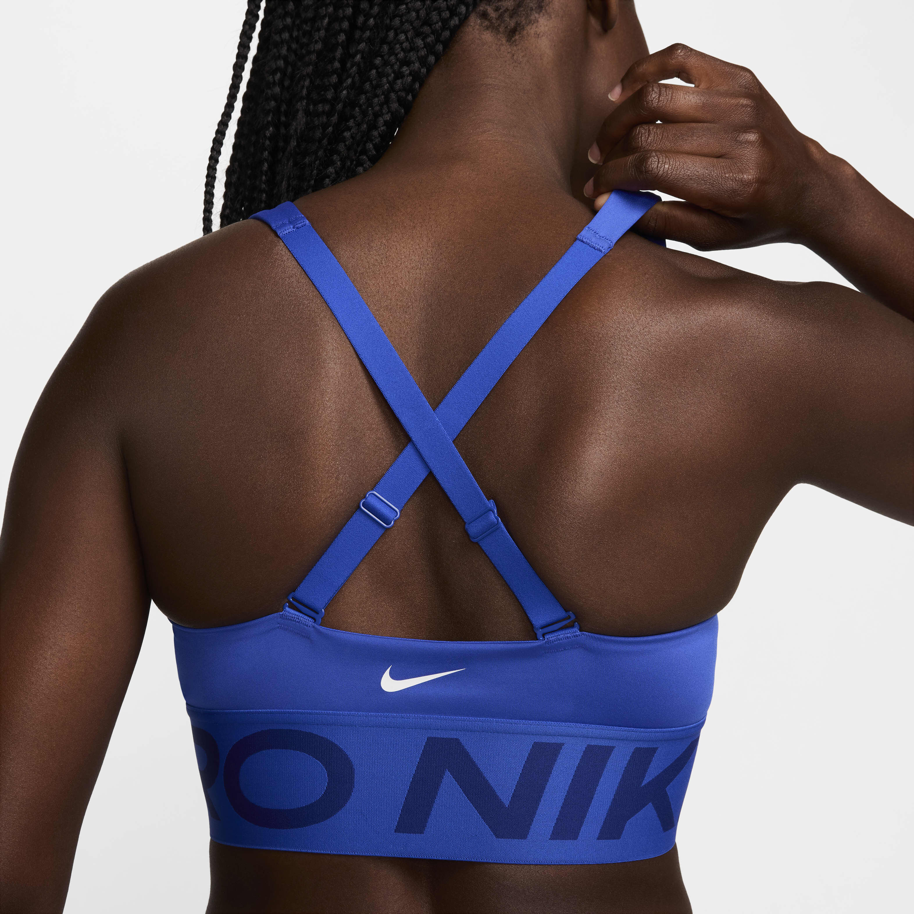 Nike indy logo back bra discount