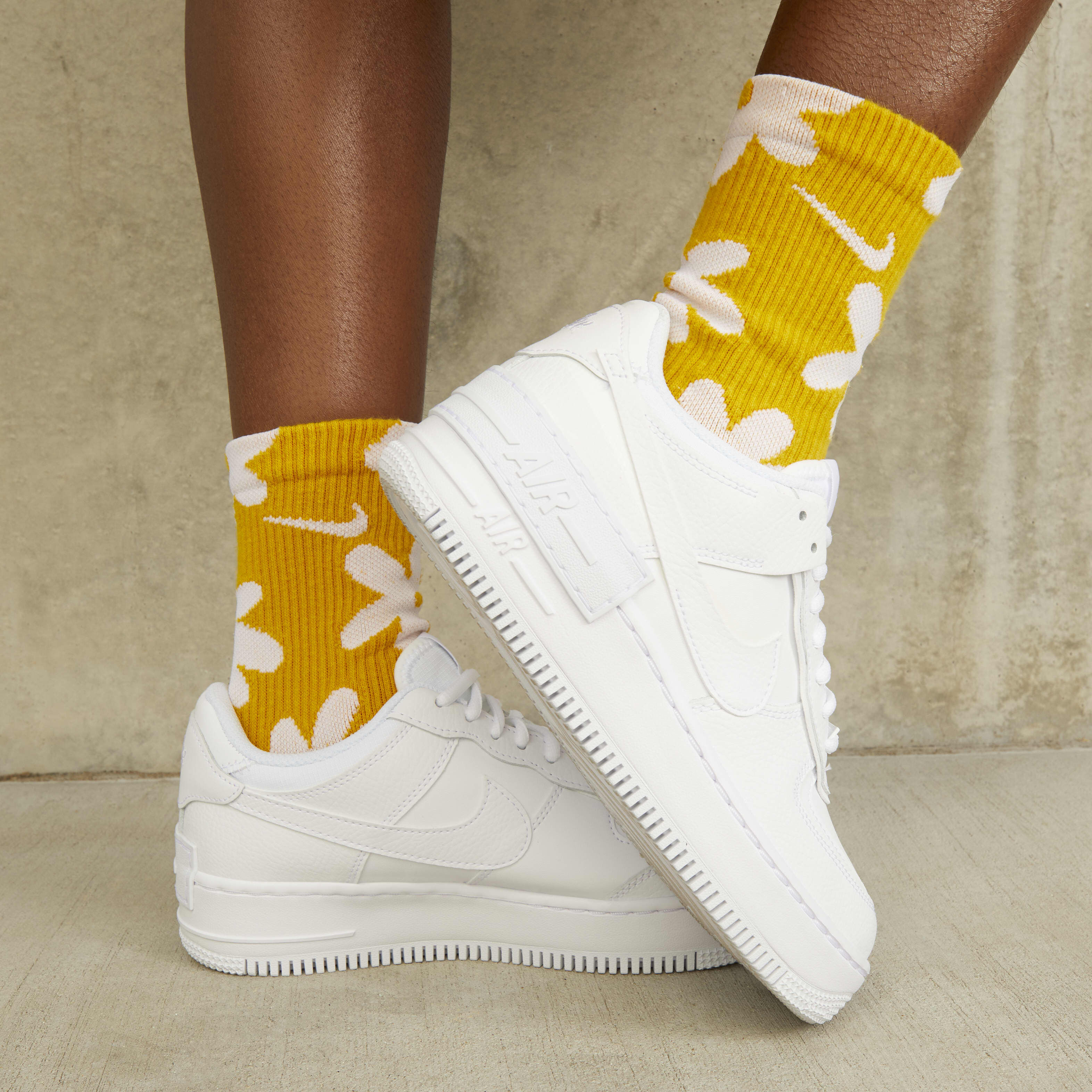 nike air force 1 yellow shadow