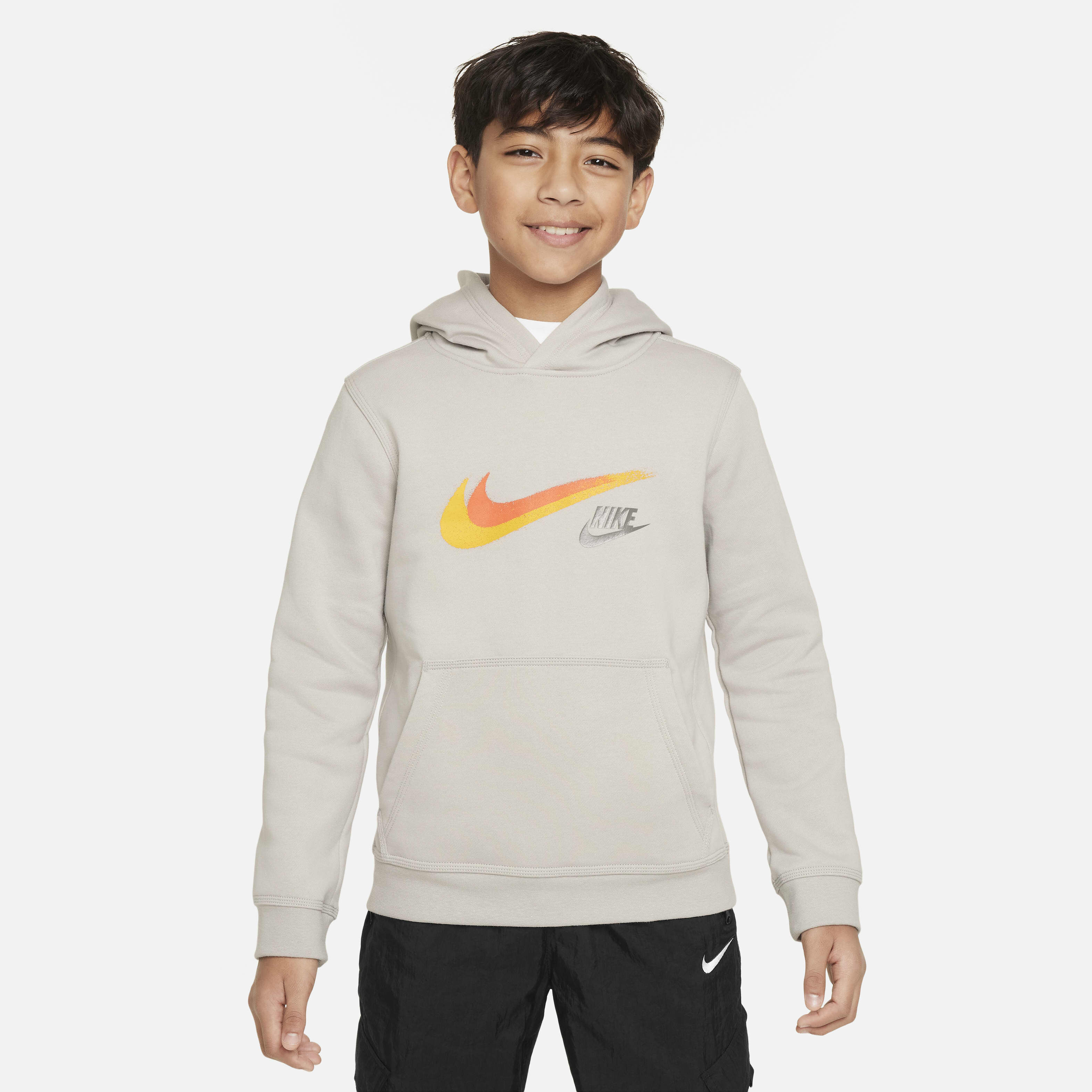 Buy Nike Sportswear Older Kids Boys Fleece Pullover Graphic Hoodie Nike Kuwait Official