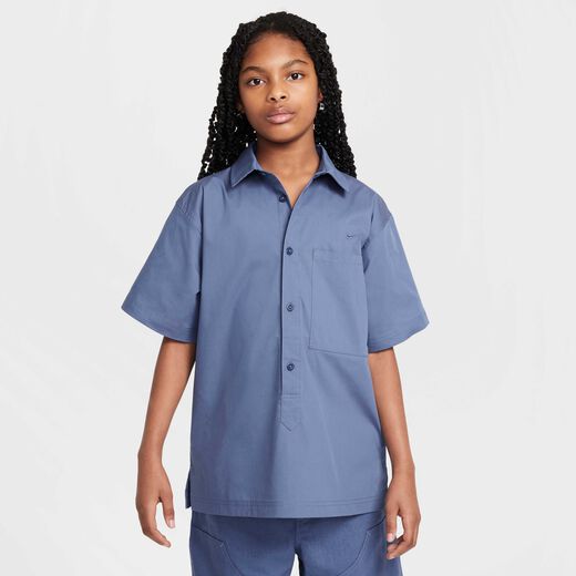 Clothing-Nike, Nike Sportswear Metro Ground, Older Kids' Short-Sleeve Top