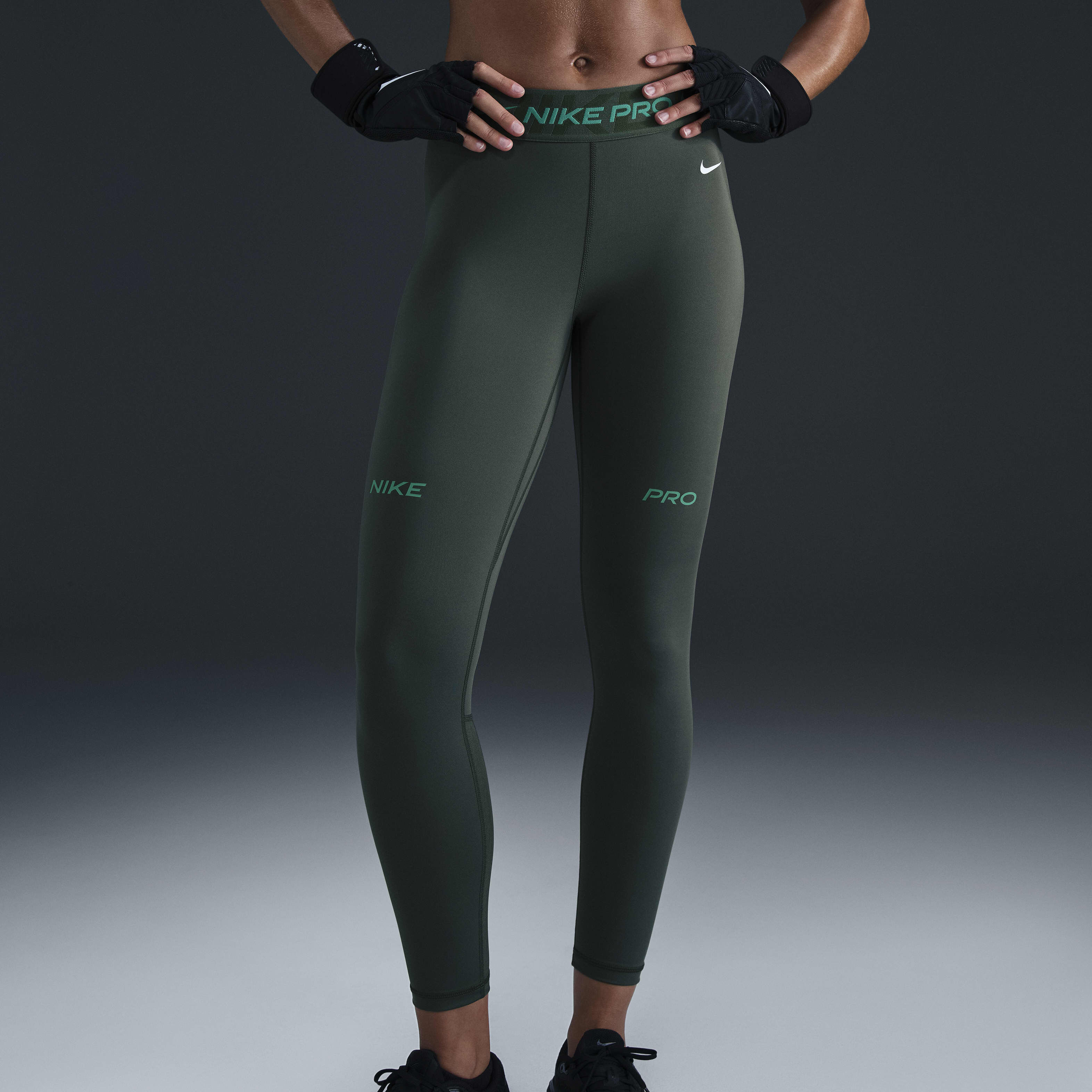 Buy Nike Pro Women s Mid Rise 7 8 Graphic Leggings Nike Kuwait Official