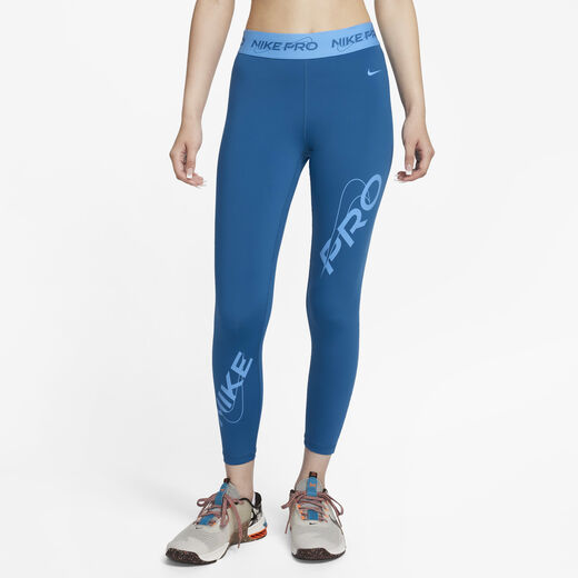 Leggings-Nike, Nike Pro, Women's Mid-Rise 7/8 Graphic Leggings