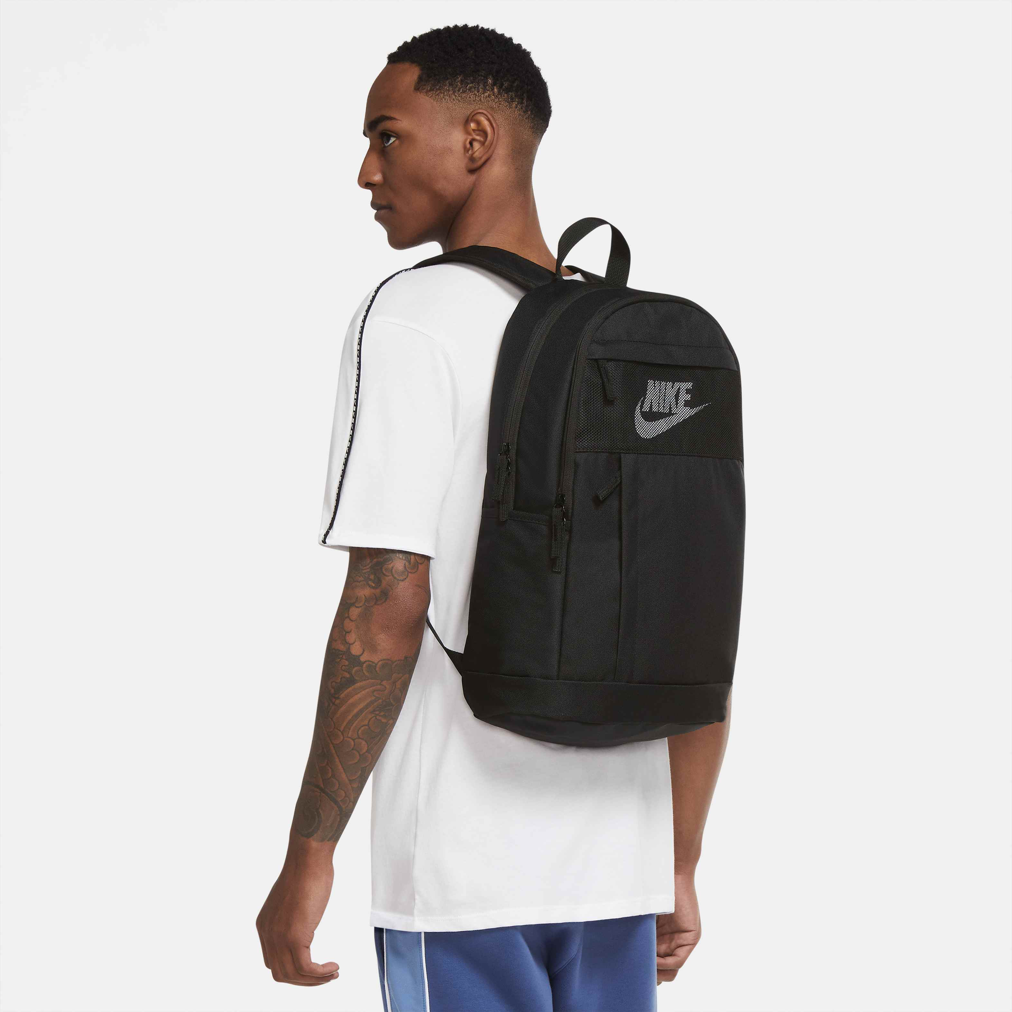 Buy Nike Backpack (21L) - Black/Black/White @ Nike Kuwait