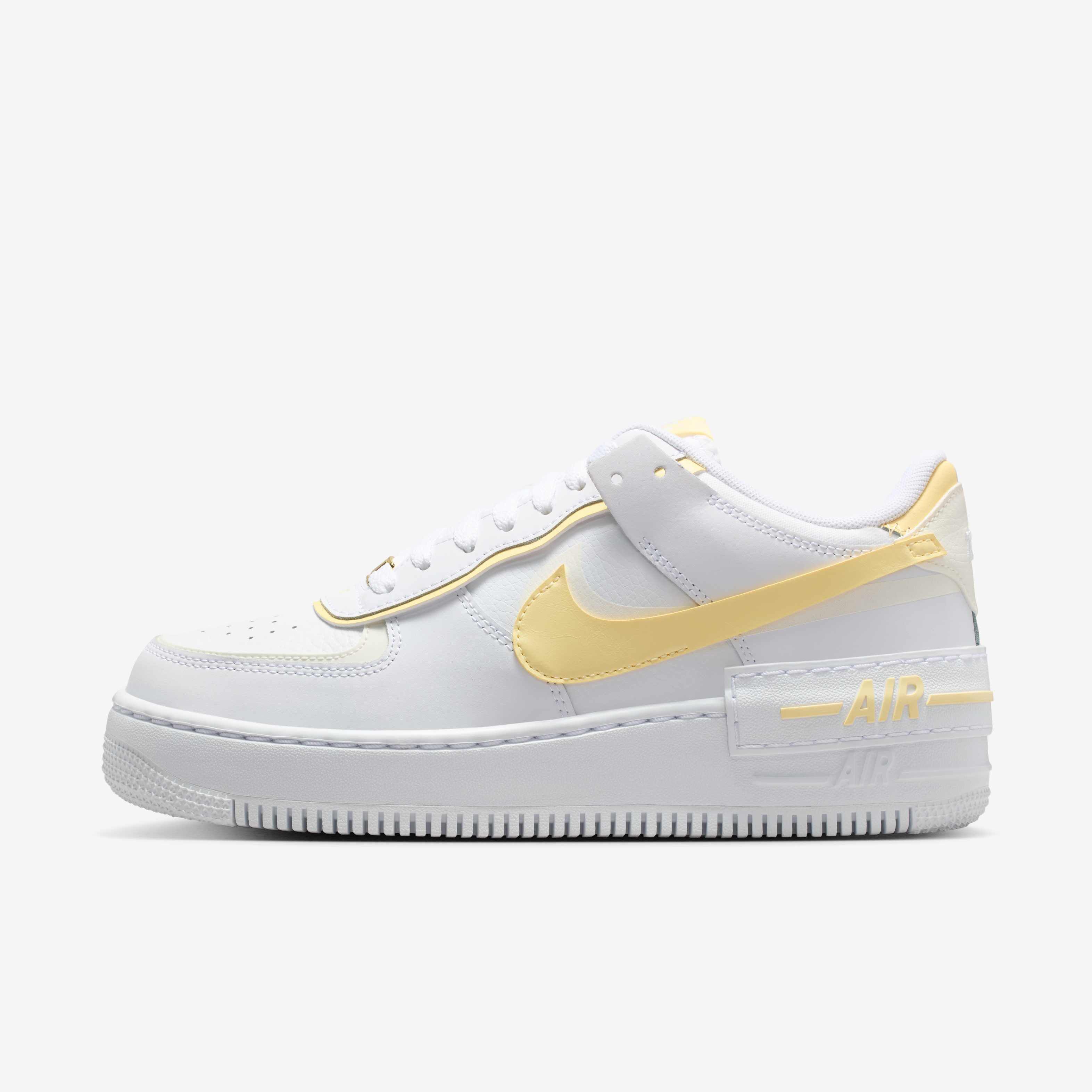 Buy Nike Air Force Shadow Women's Shoes White/Sail/Soft Yellow