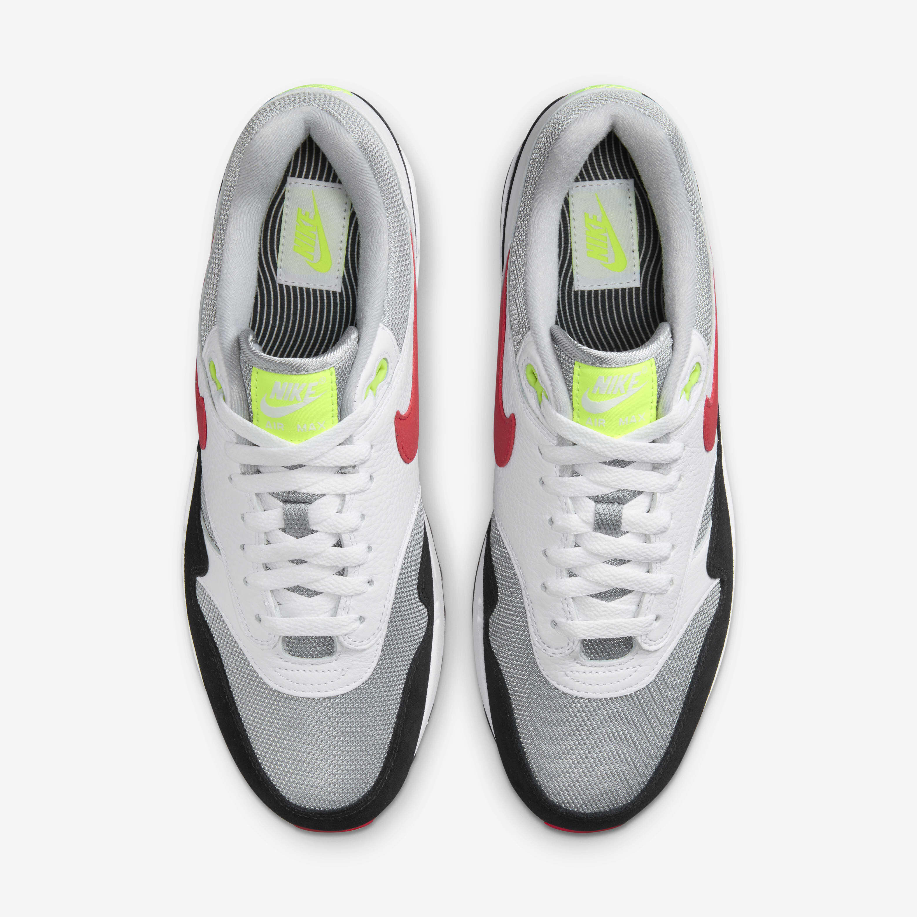 Buy Nike Air Max 1 Men's Shoes - White/Black/Light Smoke