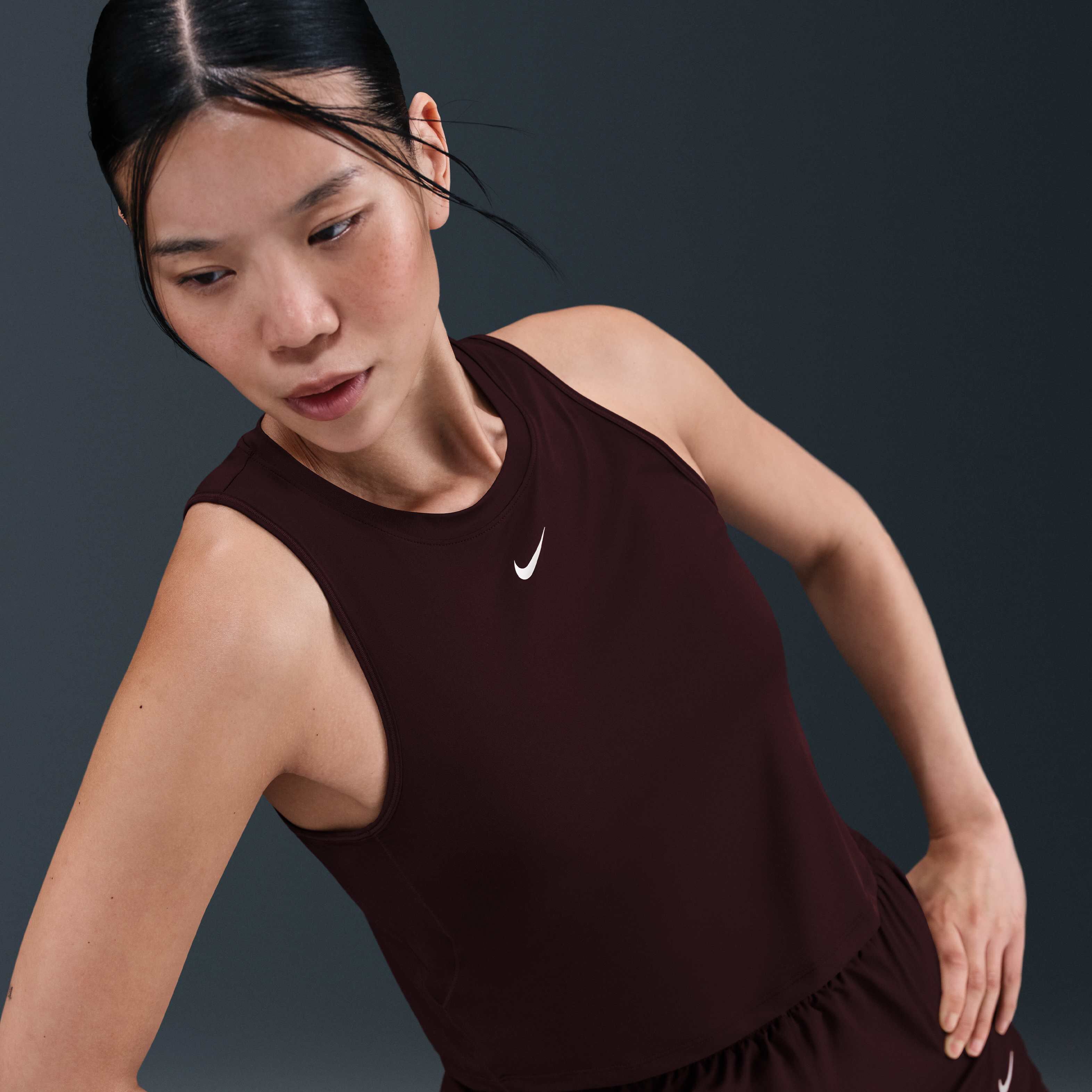 ナイキ Nike オンe クラシック Dri-FIT Tank Top レディース シャツ トップス Burgundy Crush Nike Women's One Classic Dri-FIT Tank Top | Dick's Sporting